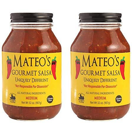 Mateo's Gourmet Salsa Medium Spice 2 Jars 32Oz/907G