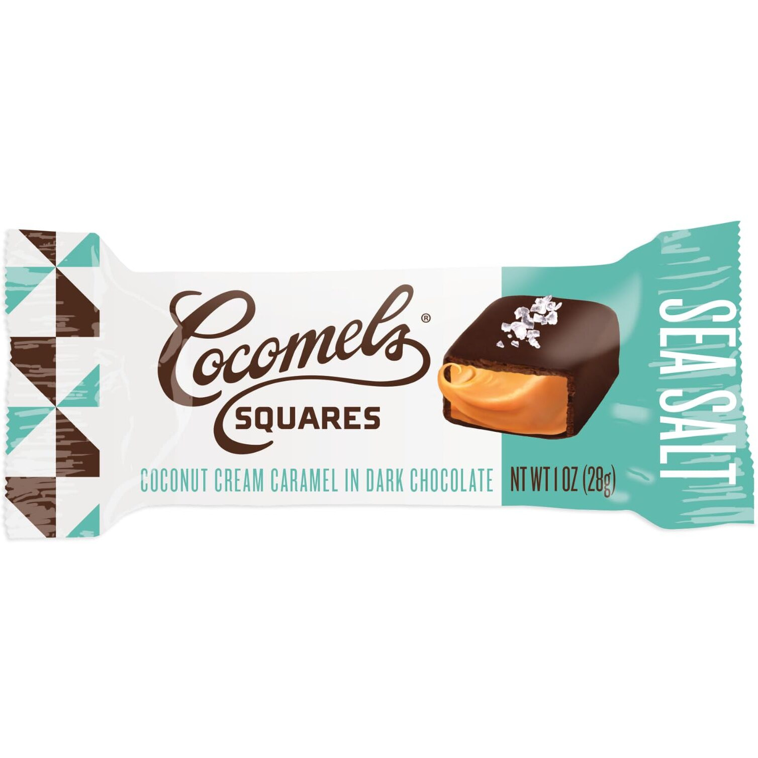 Chocolate-Covered Cocomels - Coconut Milk Caramels - Organic - Made Without Dairy (Sea Salt, 15 Pack), 1 Oz Each