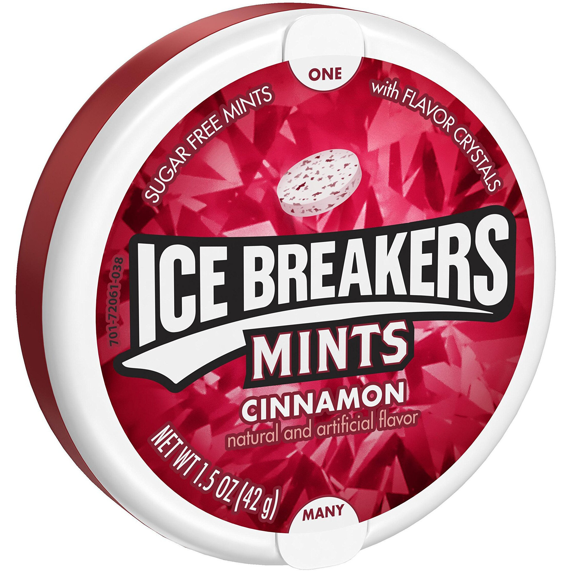 Ice Breakers Sugar Free Mints, Cinnamon, 1.5 Ounce (Pack Of 16)
