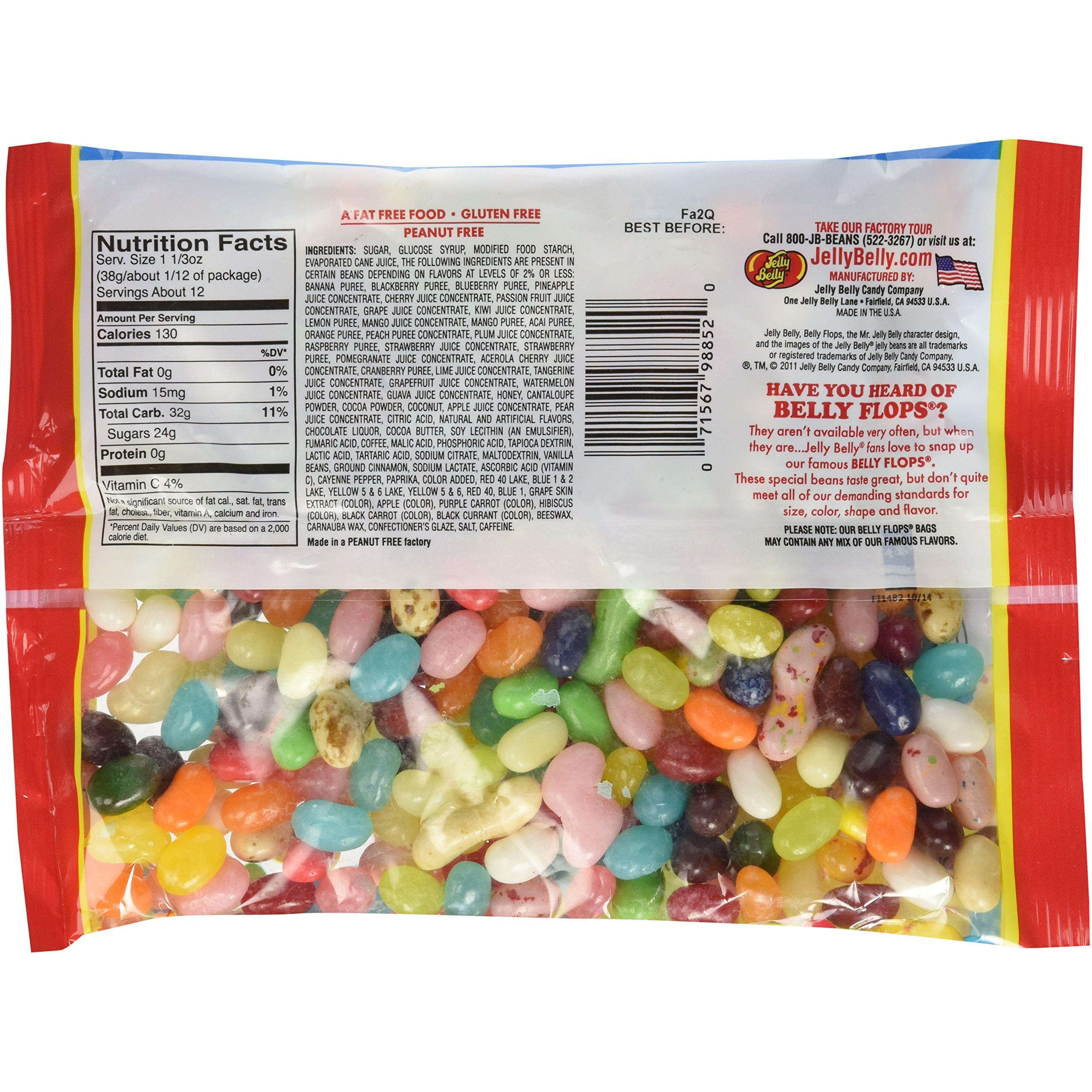 Jelly Belly, Belly Flops (1 Pound Bags) 2 Pack