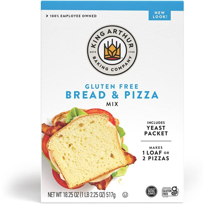 King Arthur, Gluten-Free Bread And Pizza Mix, Gluten-Free, Non-Gmo Project Verified, Certified Kosher, 18.25 Ounces