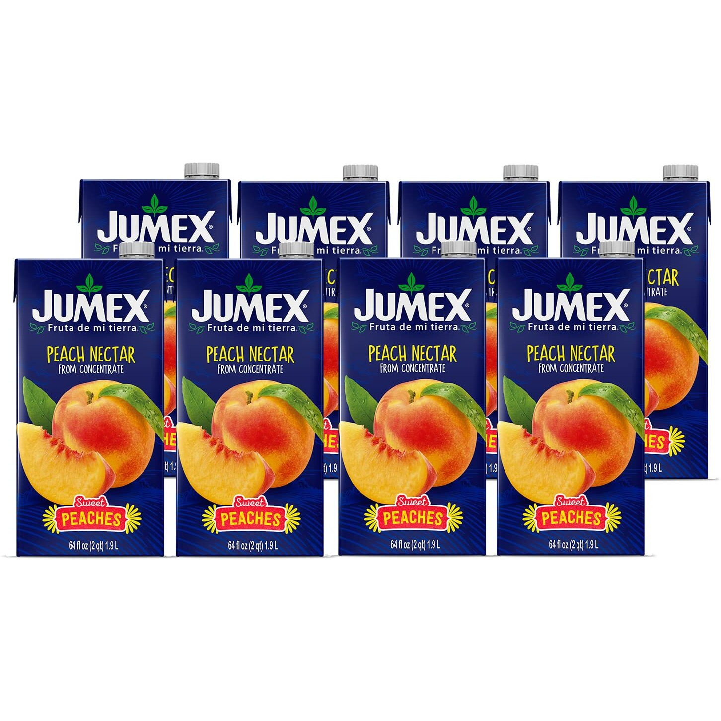 Jumex Peach Nectar, 64 Fl Oz Tetra Pak (Pack Of 8)