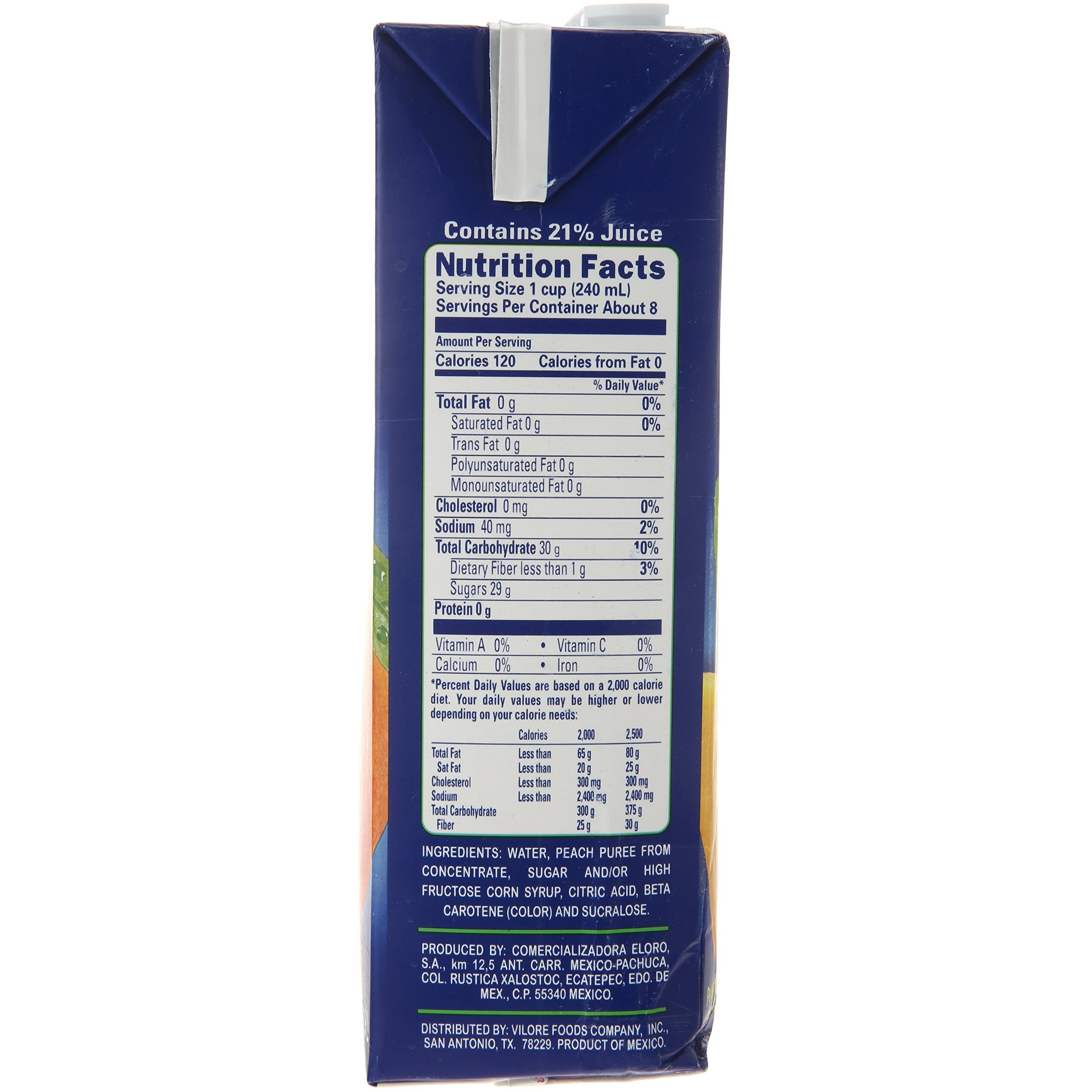 Jumex Peach Nectar, 64 Fl Oz Tetra Pak (Pack Of 8)