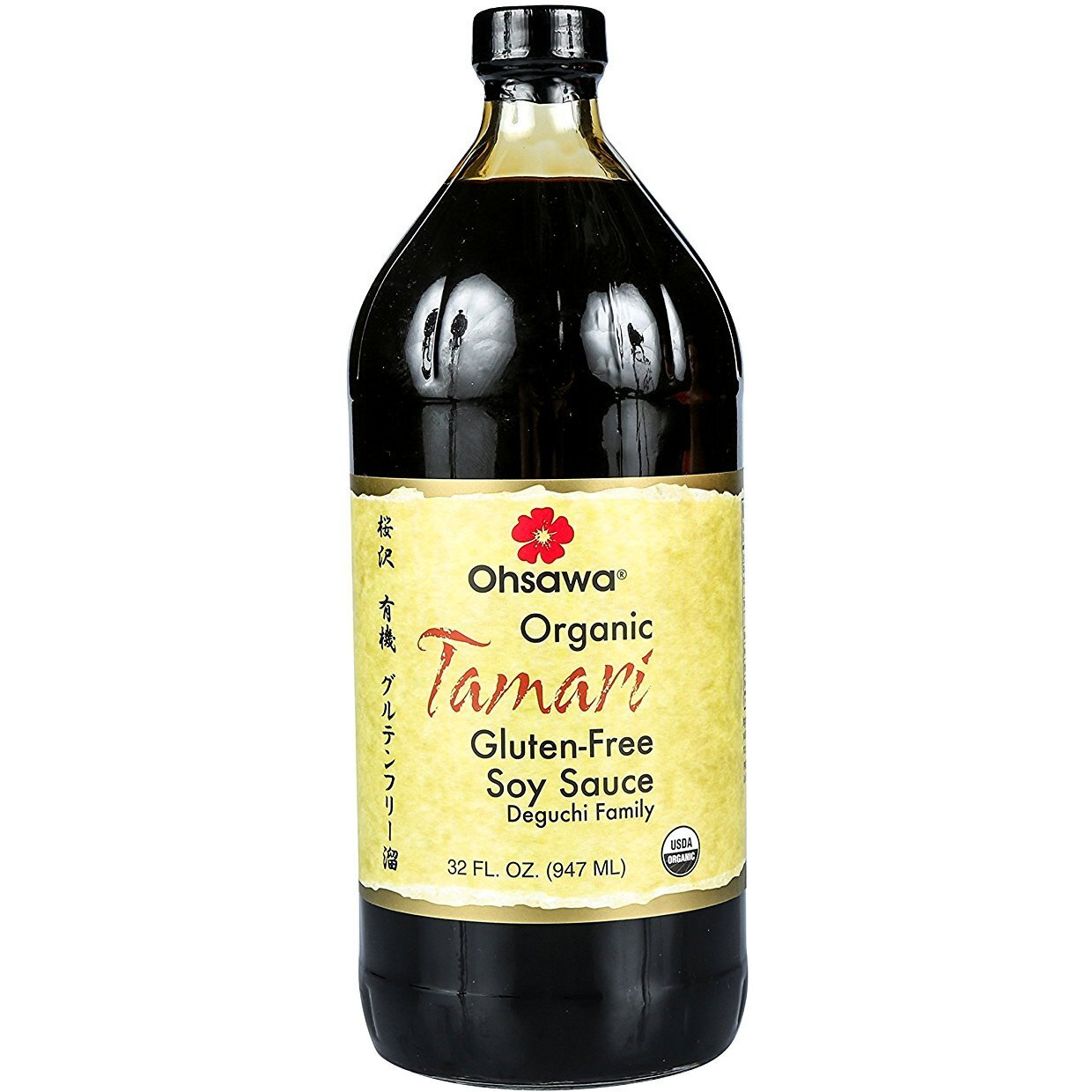Ohsawa Organic Wheat-Free Tamari Soy Sauce, 32 Fl Oz