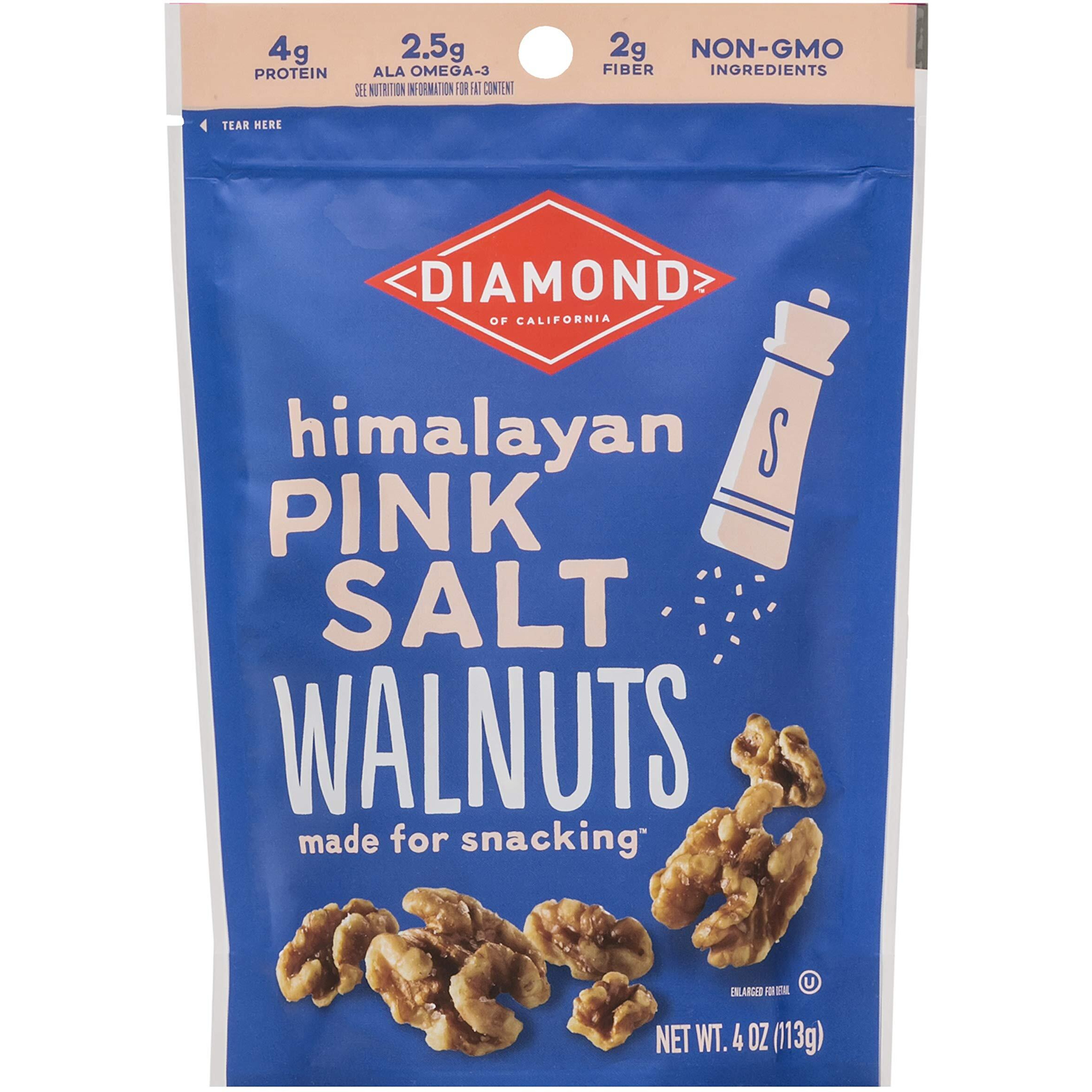 Diamond Of California Himalayan Pink Salt Walnuts, 4 Oz, 4 Pack