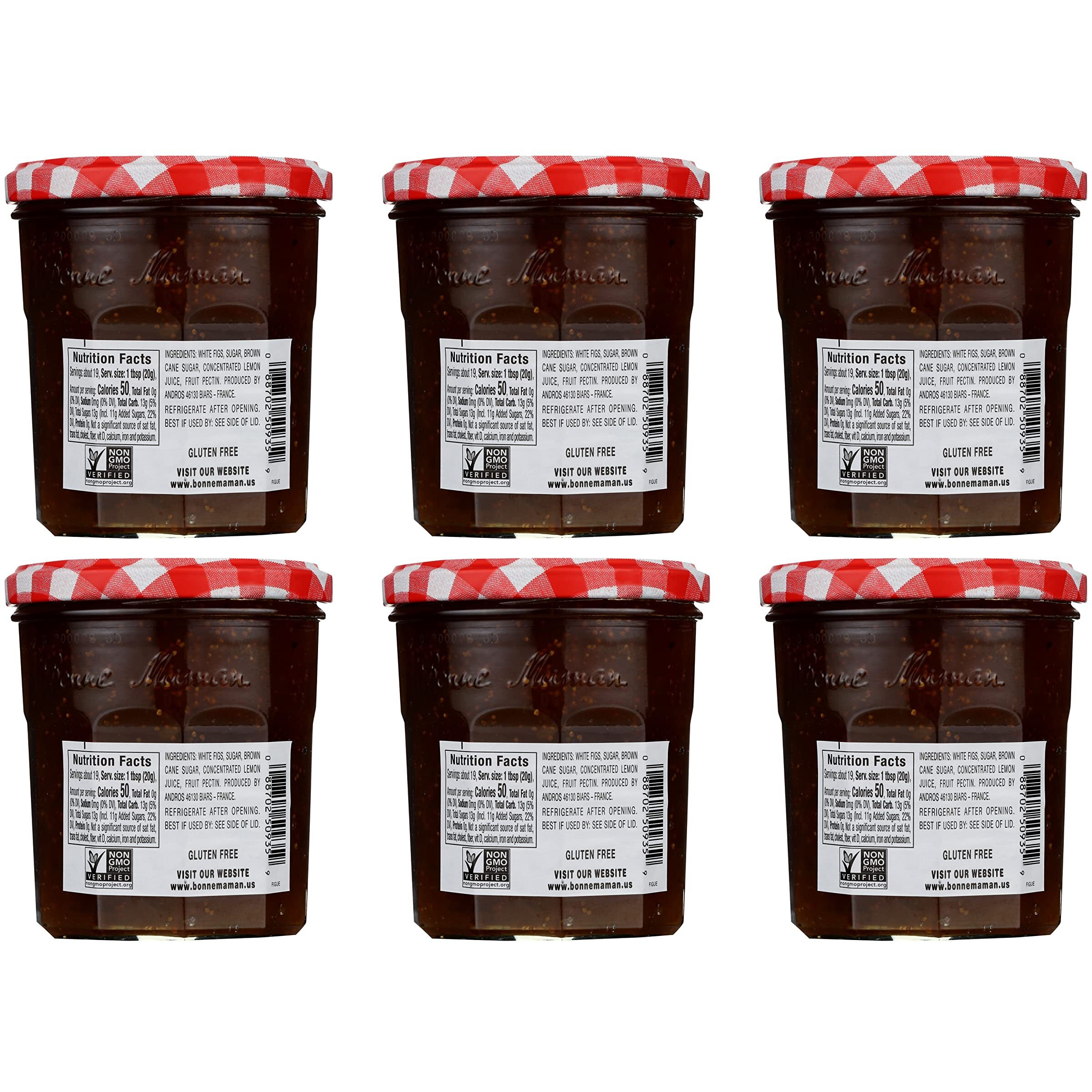Bonne Maman Fig Preserves, 13 Ounce Jars (Pack Of 6)
