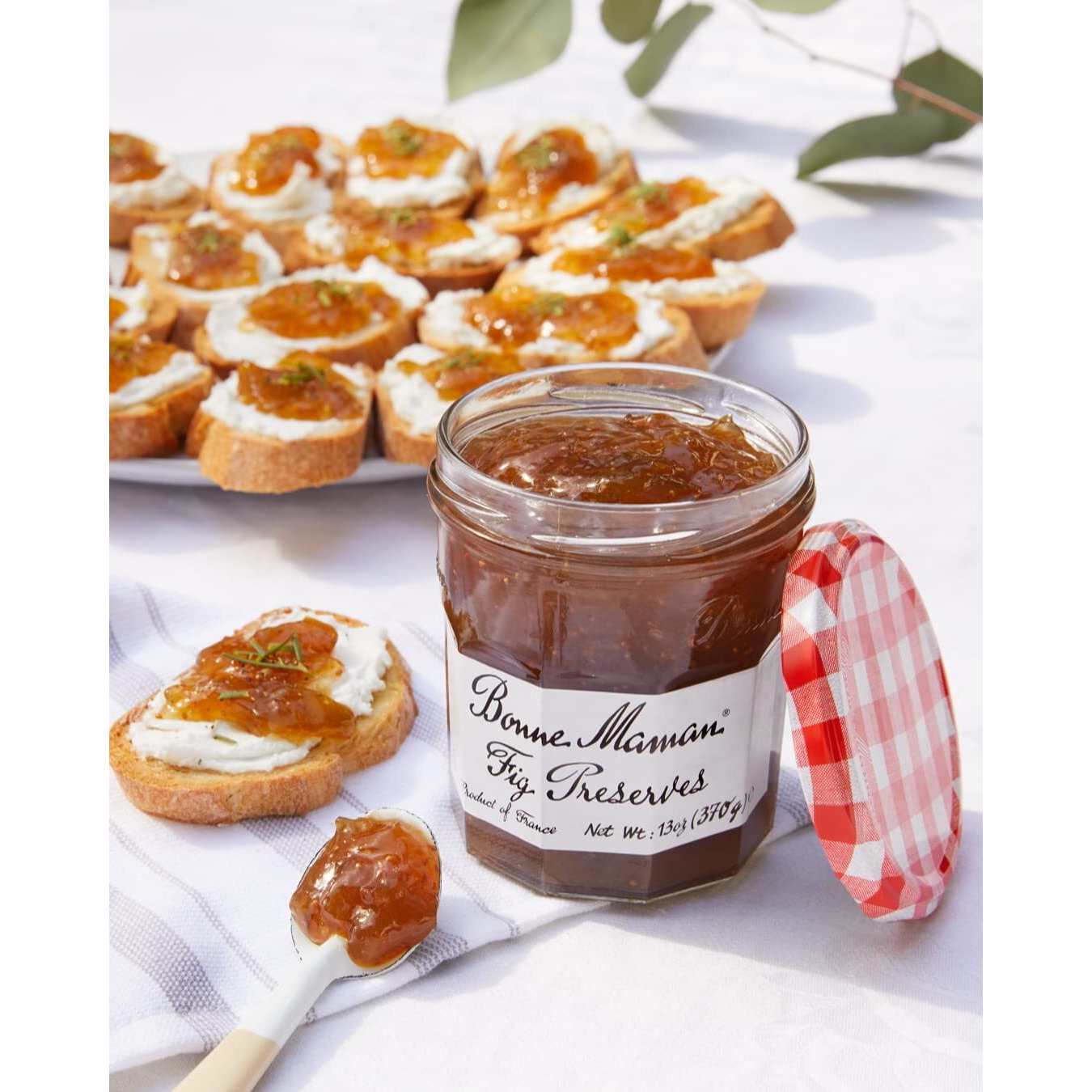 Bonne Maman Fig Preserves, 13 Ounce Jars (Pack Of 6)