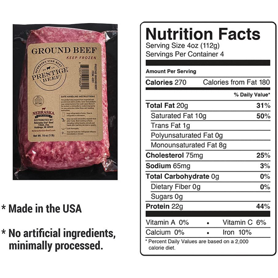 Nebraska Star Beef-Angus Ground Beef- Prestige -The Ultimate Gift For A Hamburger Grilling Party (20)