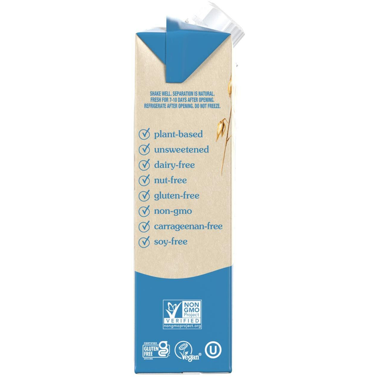 Nutpods Oat French Vanilla Creamer - Unsweetened Oat Milk Creamer - Nut-Free Non Dairy Creamer - Keto, Gluten Free, Non-Gmo, Vegan, Sugar Free, Kosher (12-Pack)