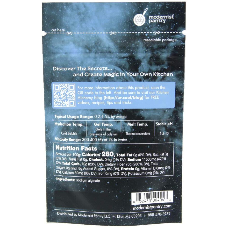 Sodium Alginate + Calcium Chloride Value Pack  Non-Gmo Vegan Ou Kosher Certified - 100G/4Oz (Bundle With 2 Items)