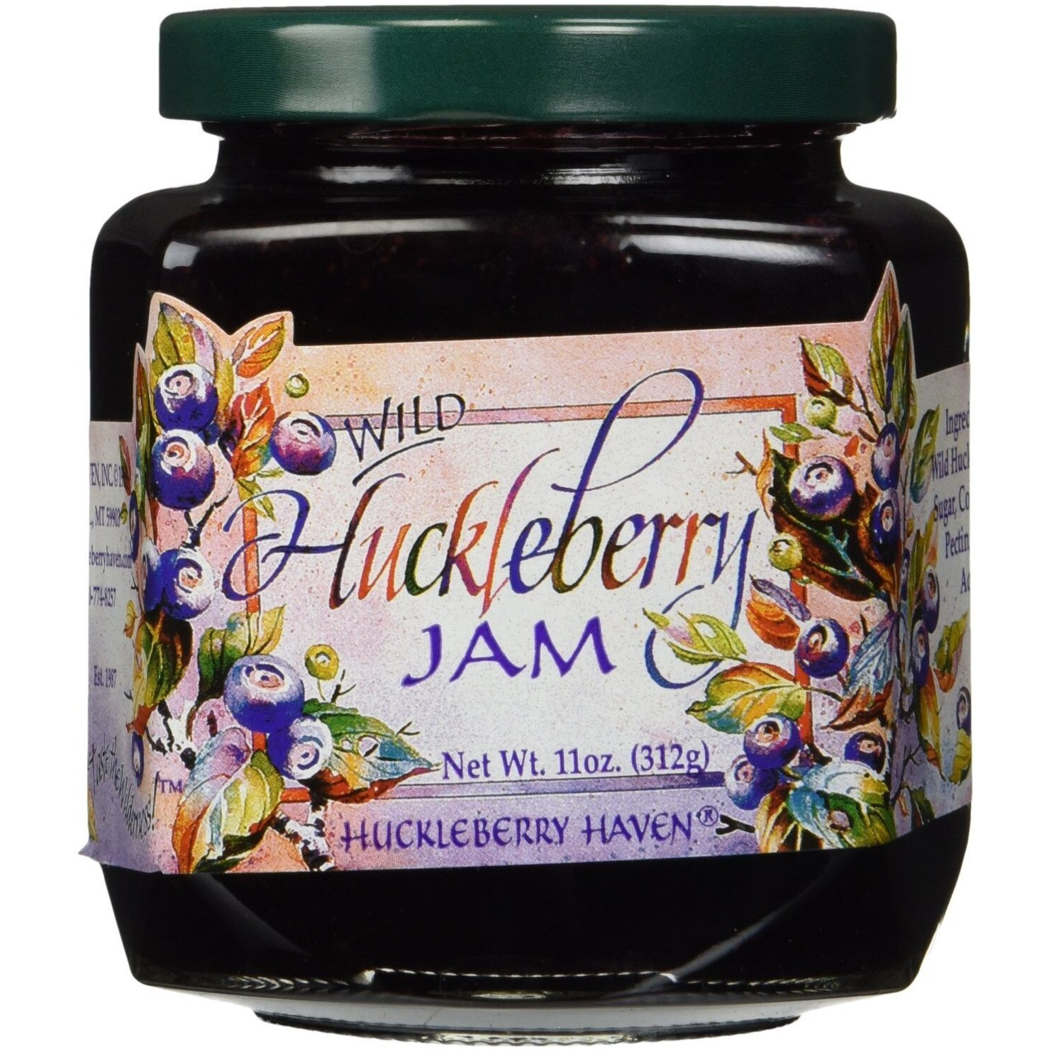 Huckleberry Haven Wild Huckleberry Jam 11 Oz.
