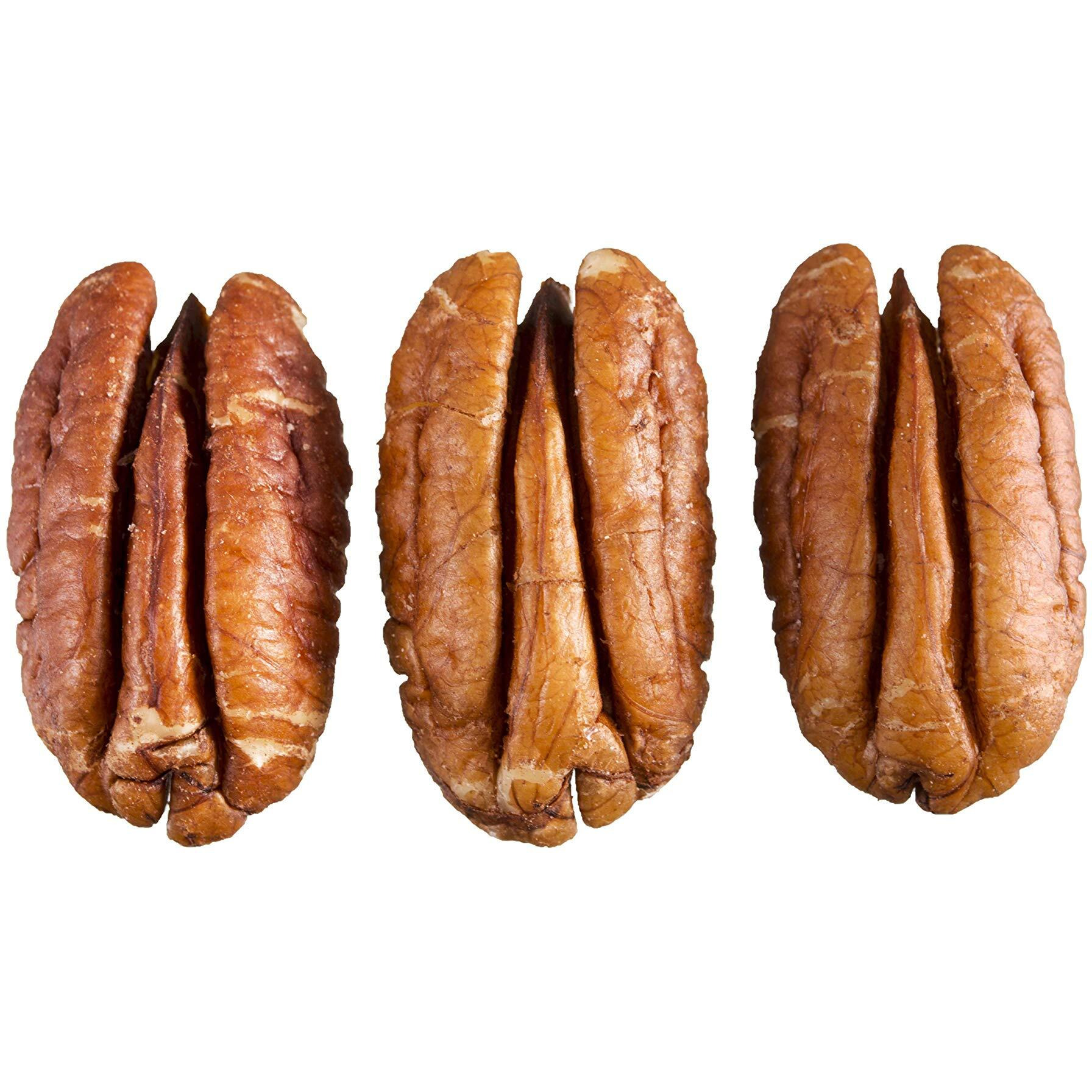 La Nogalera - 2 Lbs Natural Shelled Pecan Halves. Raw Pecan Nuts That Compare To Organic, No Shell, Non-Gmo, Kosher And Halal Certified And Ketogenic Friendly