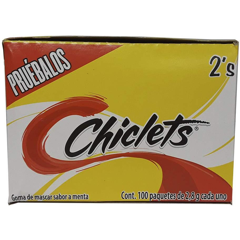 Adams Gum 100 X 2 Units - Chiclets (Pack Of 12)