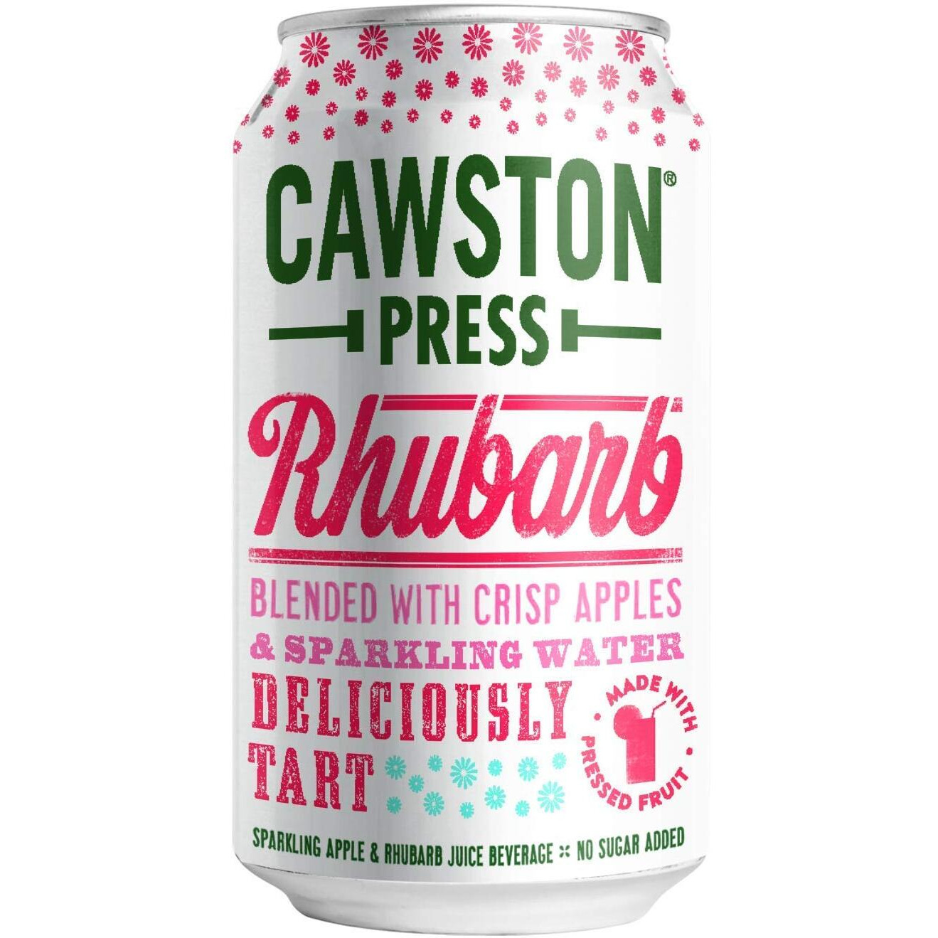 Cawston Press Sparkling Rhubarb & Apple Juice, 11.15 Ounce Cans (Pack Of 24)