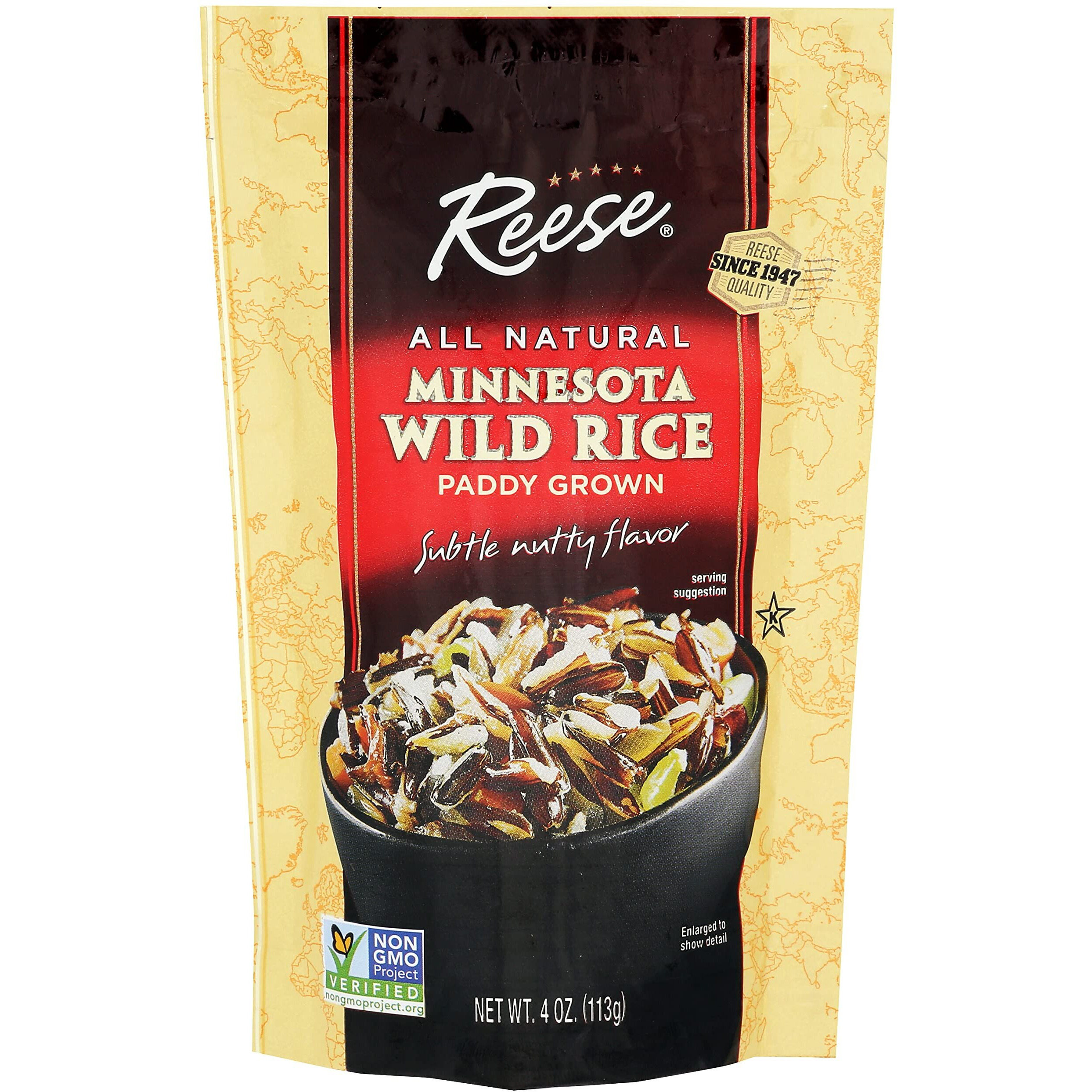 Reese Minnesota Wild Rice, 4 Ounces (Pack Of 12)