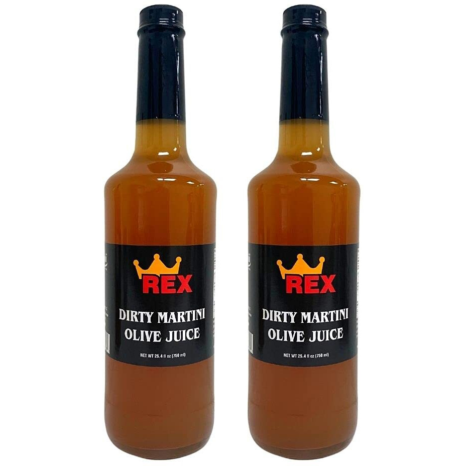 Rex Martini Olive Juice, 25.4 Oz (Pack Of 2) (Dirty)