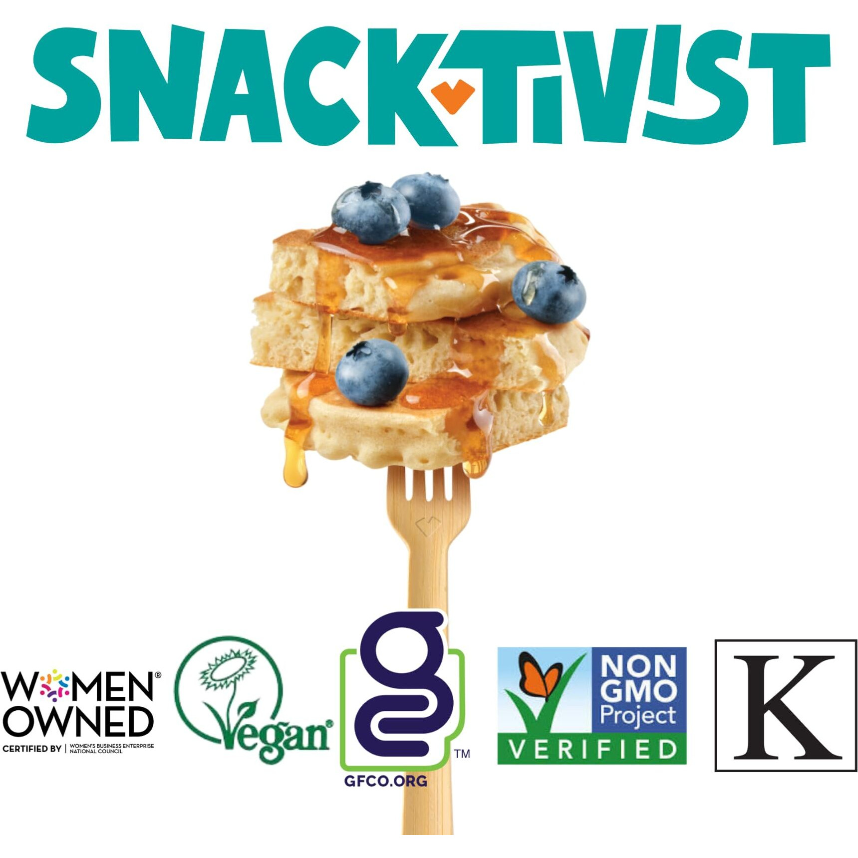 Snacktivist Foods - Gluten-Free, Vegan, Pancake & Waffle Mix, Non-Gmo, Egg-Free, Dairy-Free, 23 Ounce