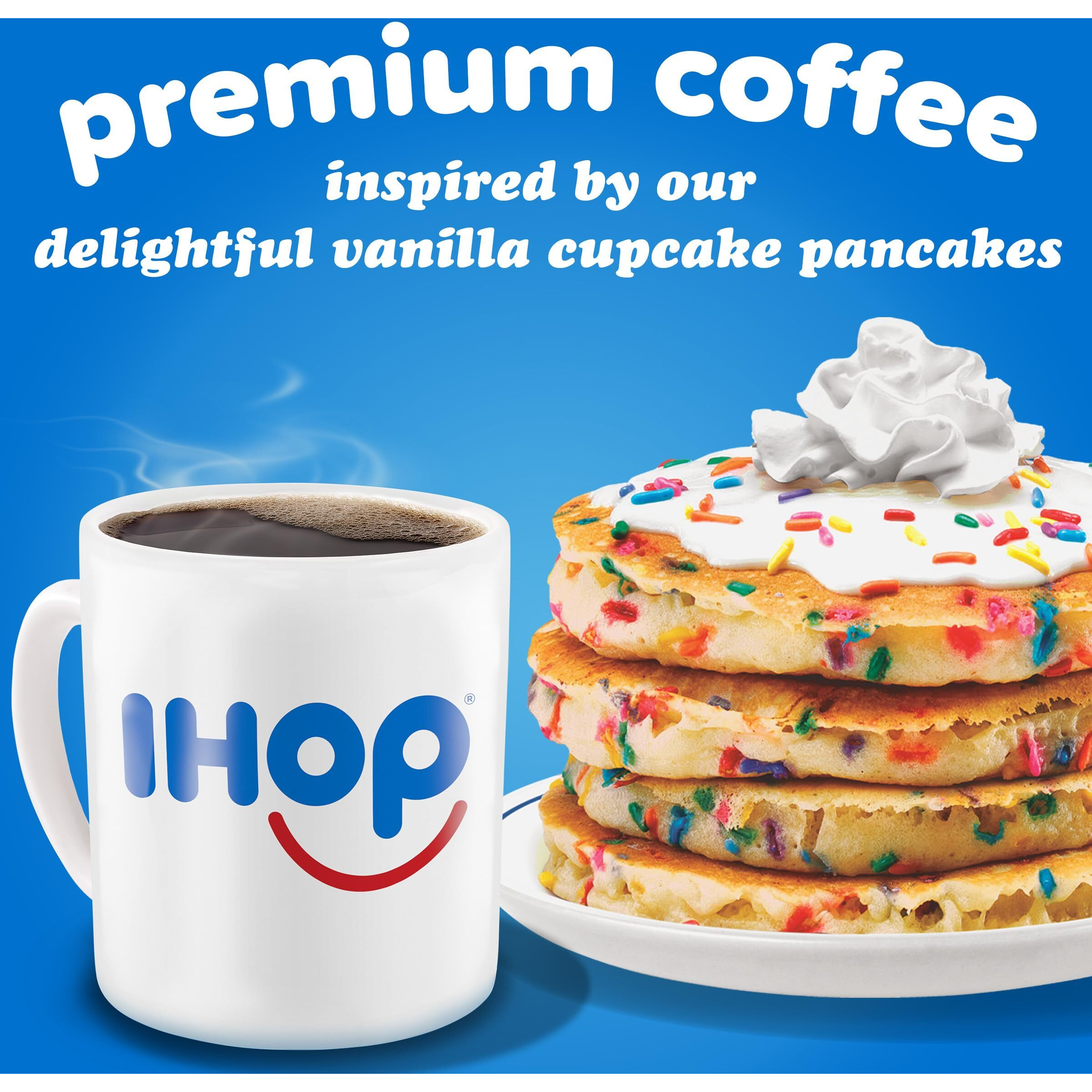 Ihop Vanilla Cupcake Artificially Flavored Keurig K-Cup Coffee Pods, 10 Ct Box