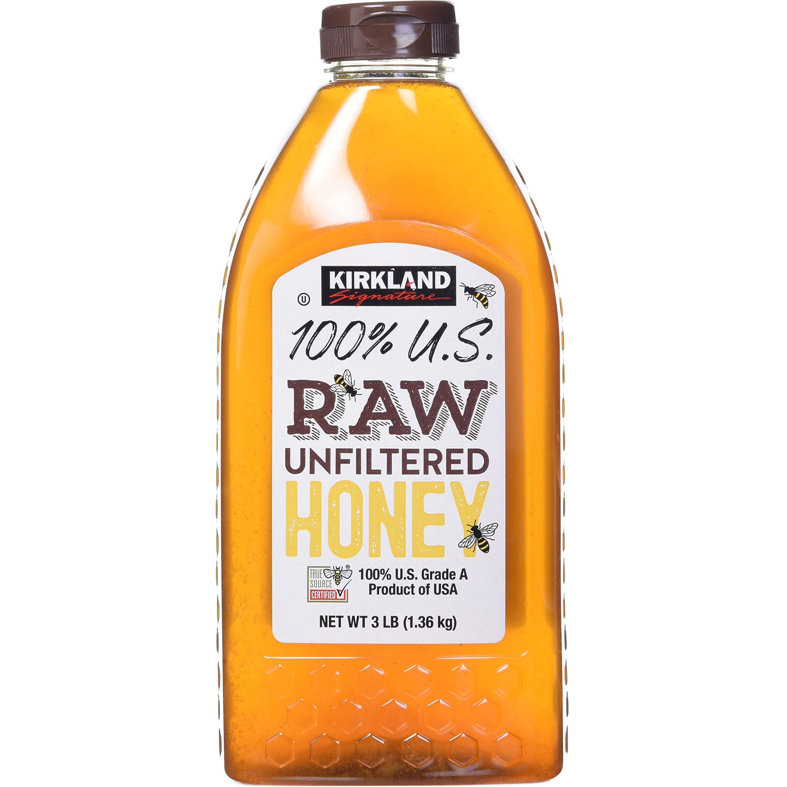 Kirkland Signature Kirkland Signature Raw Unfiltered Usa Honey (48 Oz/ 3 Lbs), 48 Oz(Pack Of 1)