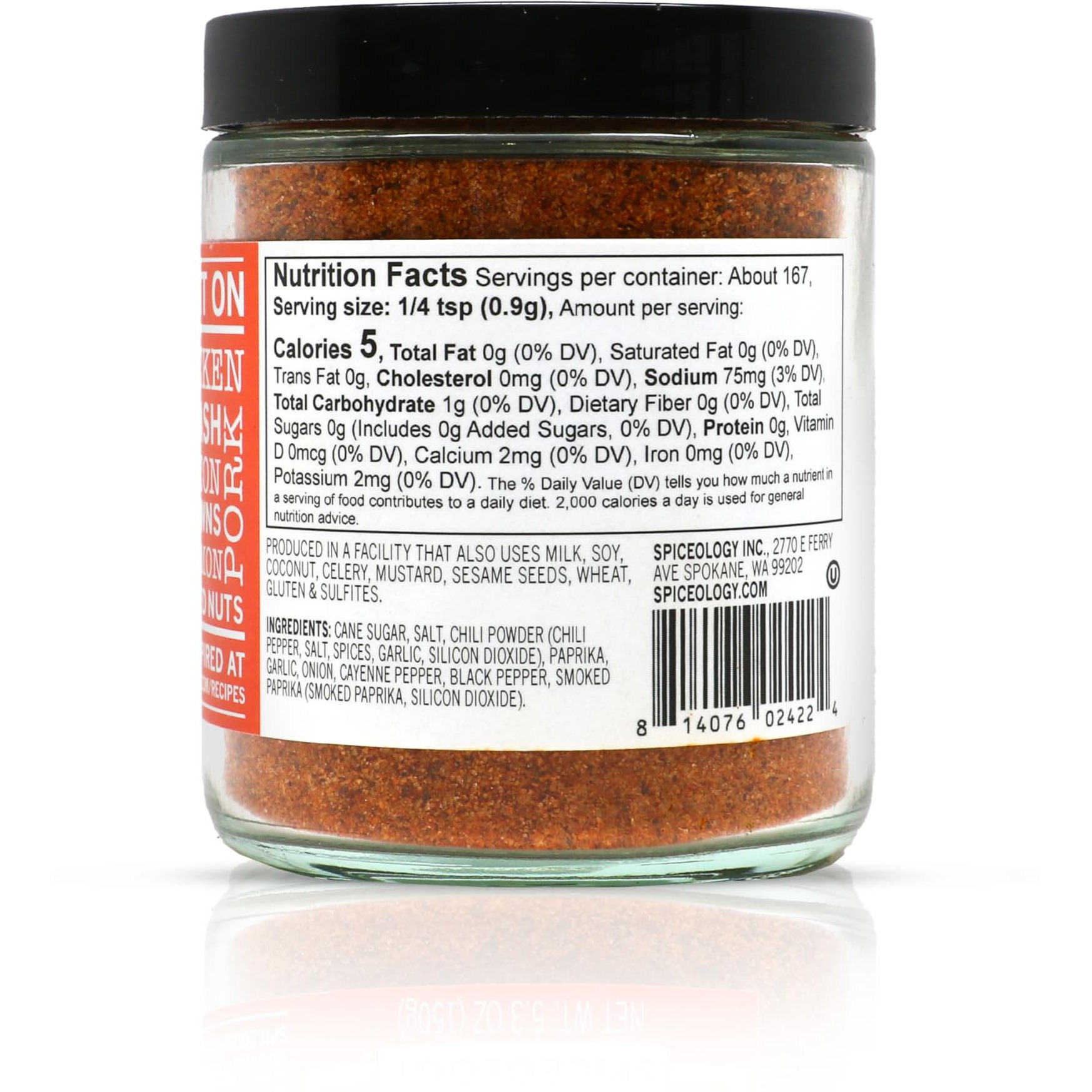Spiceology - Nashville Hot Chicken Seasoning - Spicy Bbq Rubs, Spice Blends And Seasonings - Use On Chicken, Squash, Eggs, Bacon, Prawns, Salmon, Roasted Nuts, And Pork - 5.3 Oz