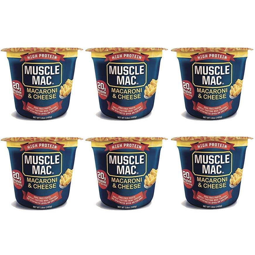 Muscle Mac High Protein Macaroni & Cheese Microwave Cup, 6 Cups