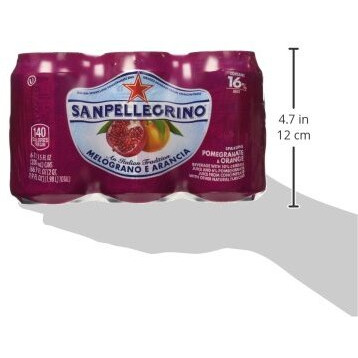 San Pellegrino Melograno E Arancia (Pomegranate & Orange) 11.15 Fl Oz 12 Pack