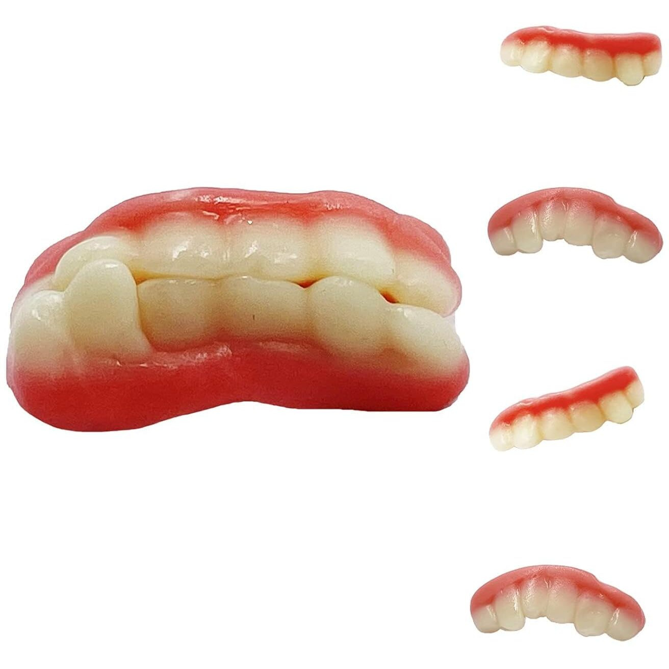 Gummi Teeth Candy, Delicious Fruit Flavors Gummies (17.6 Pounds)