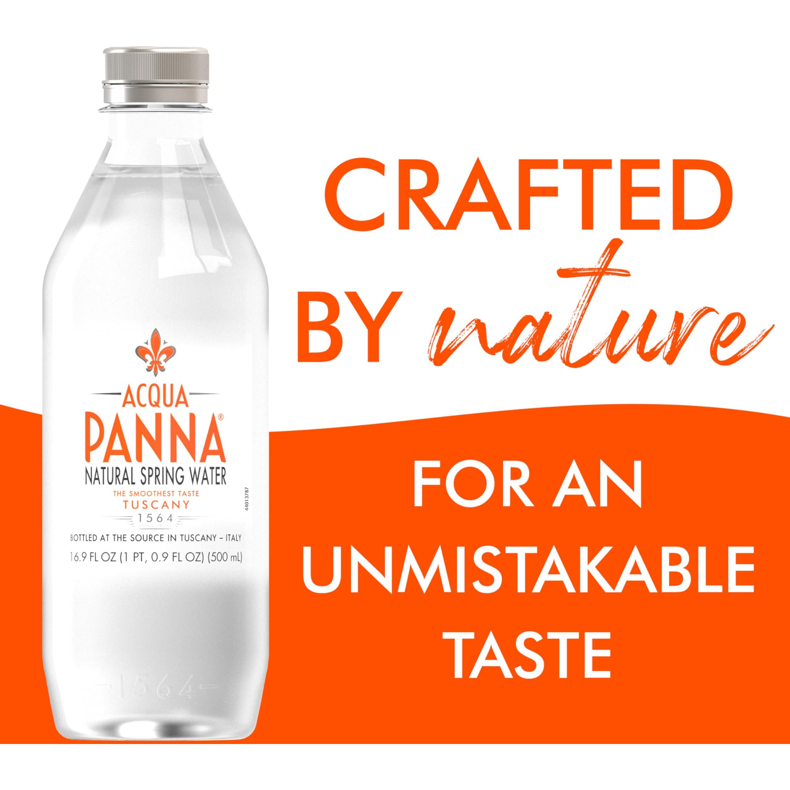 Acqua Panna Natural Spring Water, 16.9 Fl Oz (Pack Of 15) Plastic Water Bottles