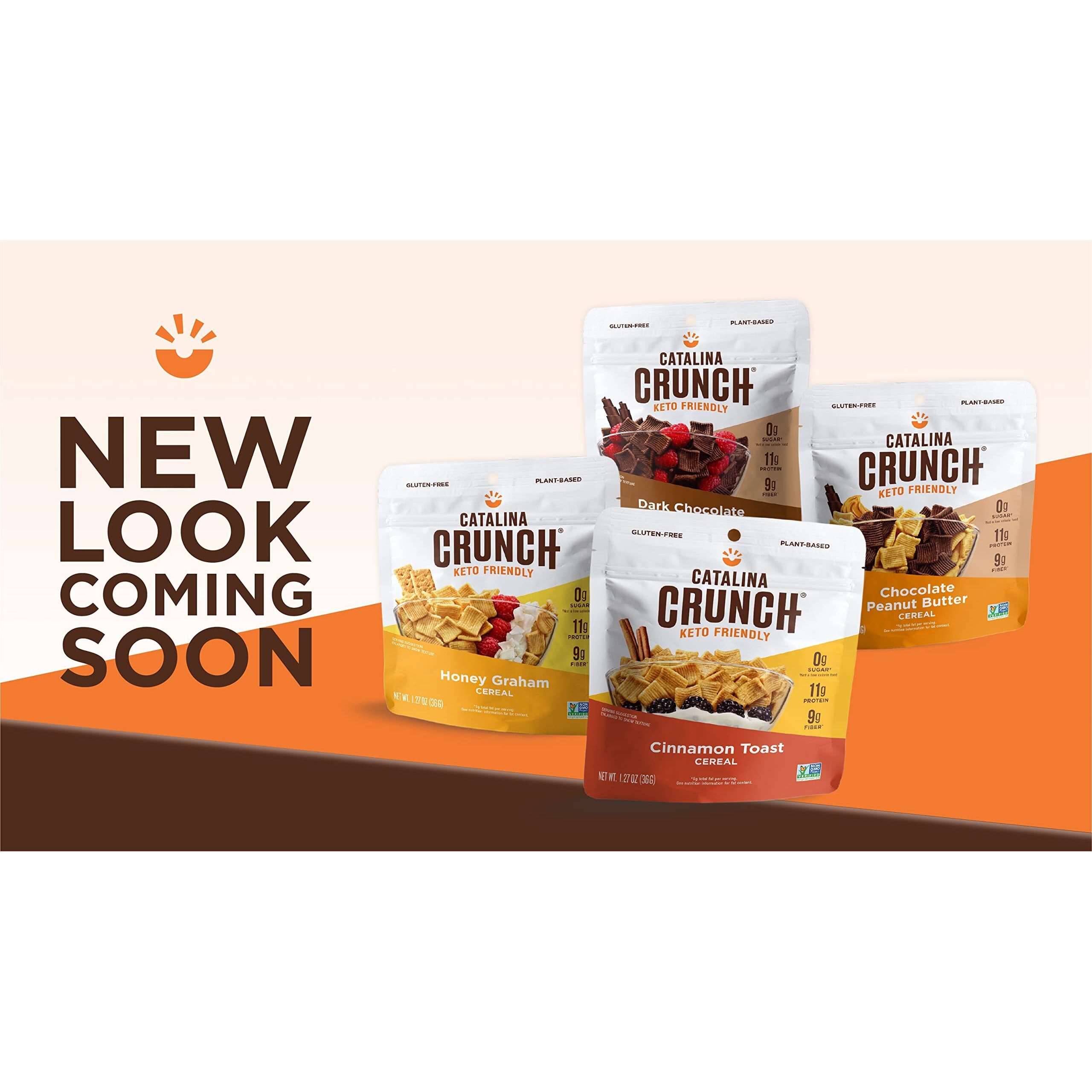 Catalina Crunch Cinnamon Toast Keto Cereal (9Oz Bag) | Low Carb, Sugar Free, Gluten Free | Keto Snacks, Vegan, Plant Based Protein | Breakfast Cereals | Keto Friendly Food