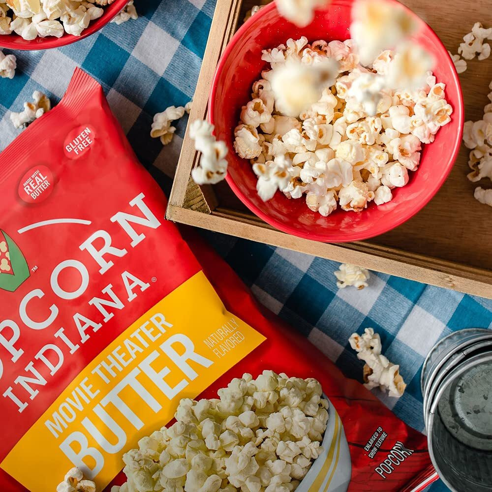 Popcorn Indiana Movie Theater Butter - Family Pack (12 Count - 4.75 Oz Each)
