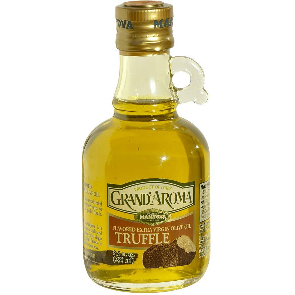 Mantova Grand' Aroma Truffle Flavored Extra Virgin Olive Oils , 8.5 Ounce