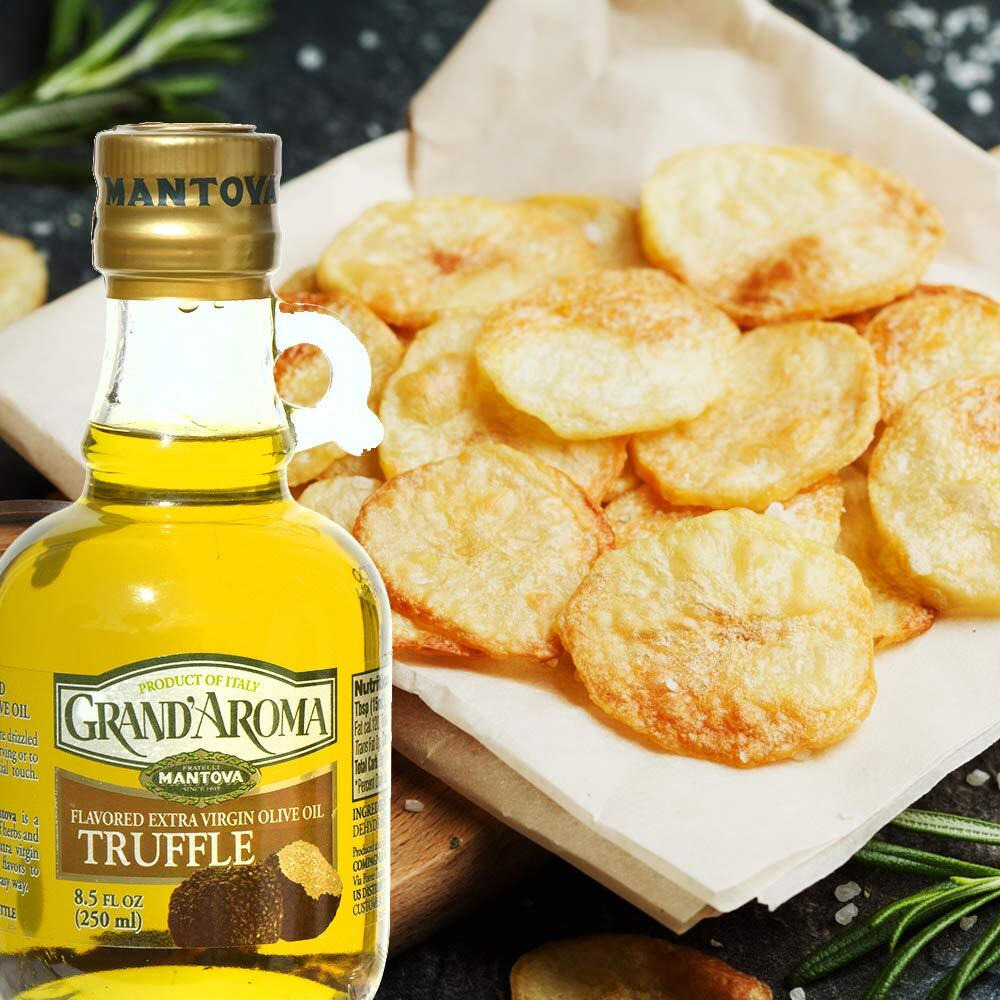 Mantova Grand' Aroma Truffle Flavored Extra Virgin Olive Oils , 8.5 Ounce