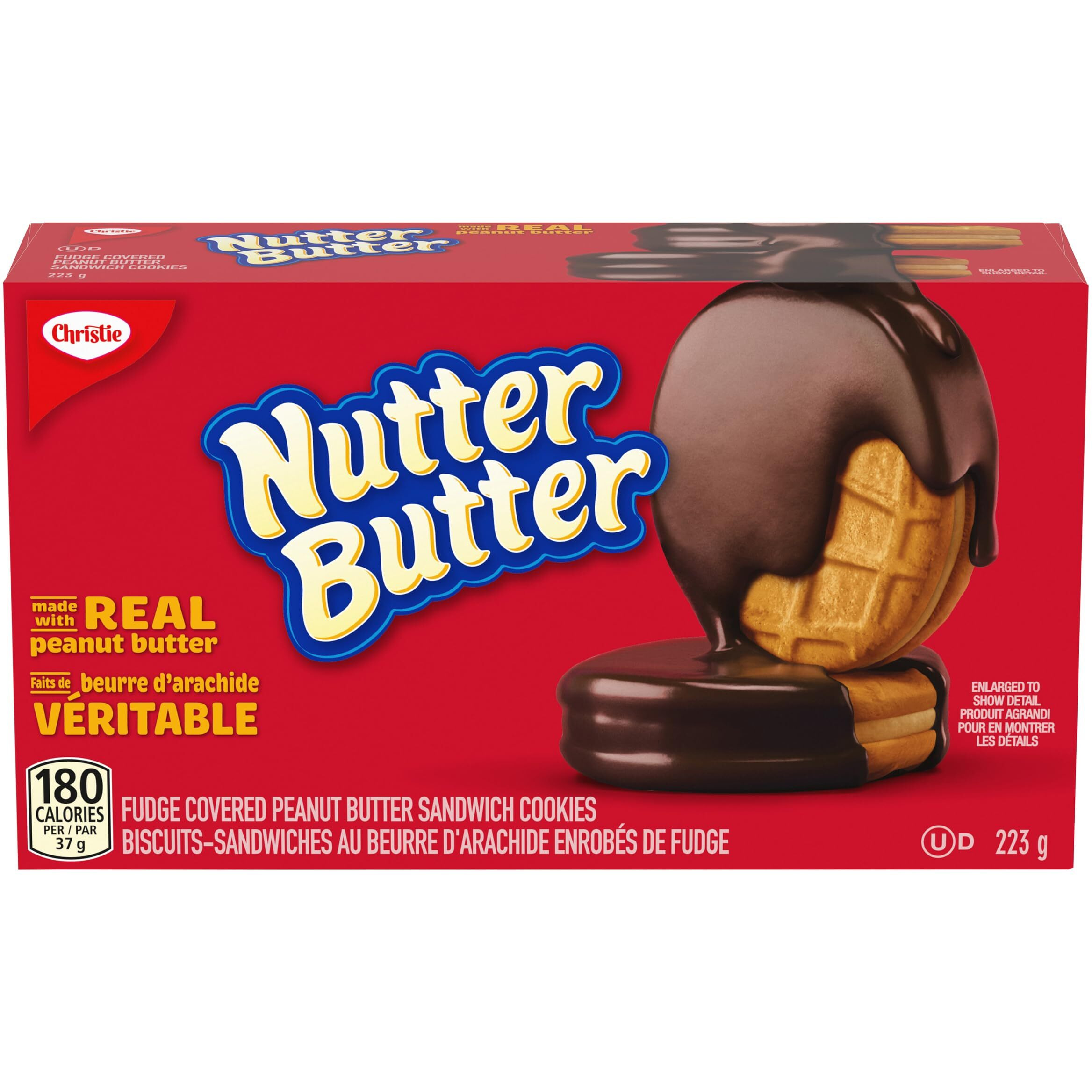 Christie Nutter Butter Fudge Cookies, 223G/7.9 Oz (Imported From Canada)