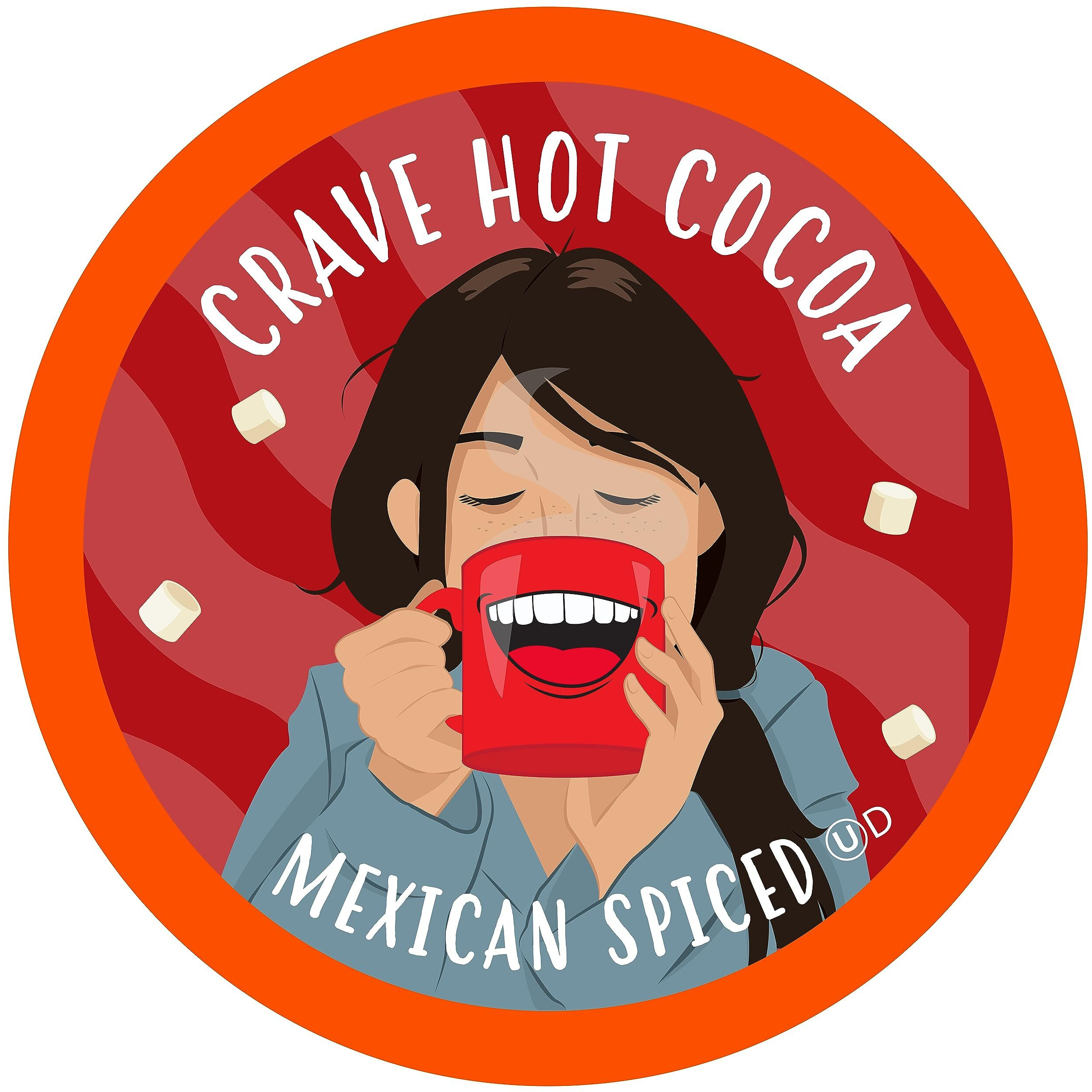 Crave Hot Chocolate Pods, Compatible With K-Cup Brewers, Mexican Spice Cocoa, 40 Count