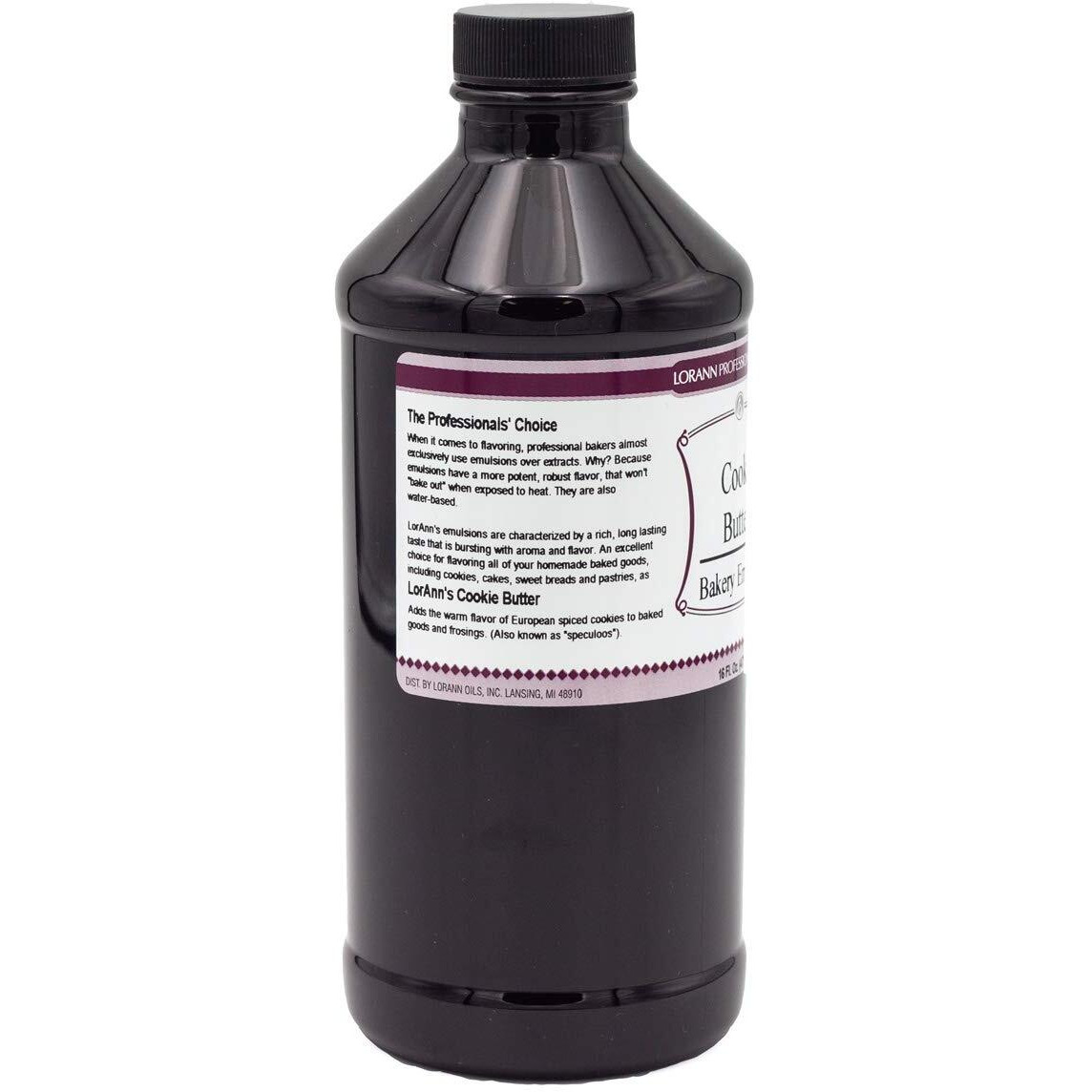 Lorann Cookie Butter Bakery Emulsion, 16 Ounce Bottle