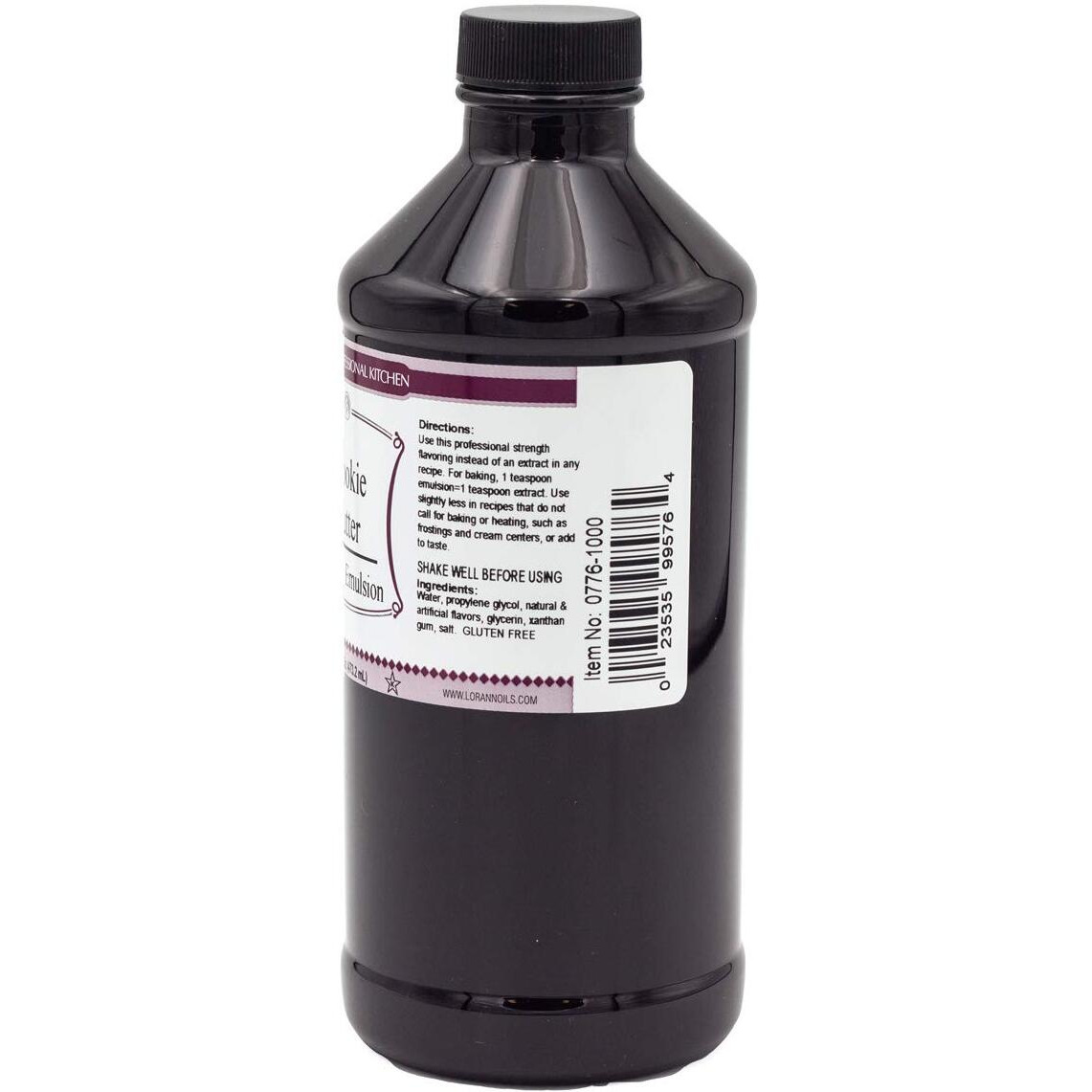 Lorann Cookie Butter Bakery Emulsion, 16 Ounce Bottle