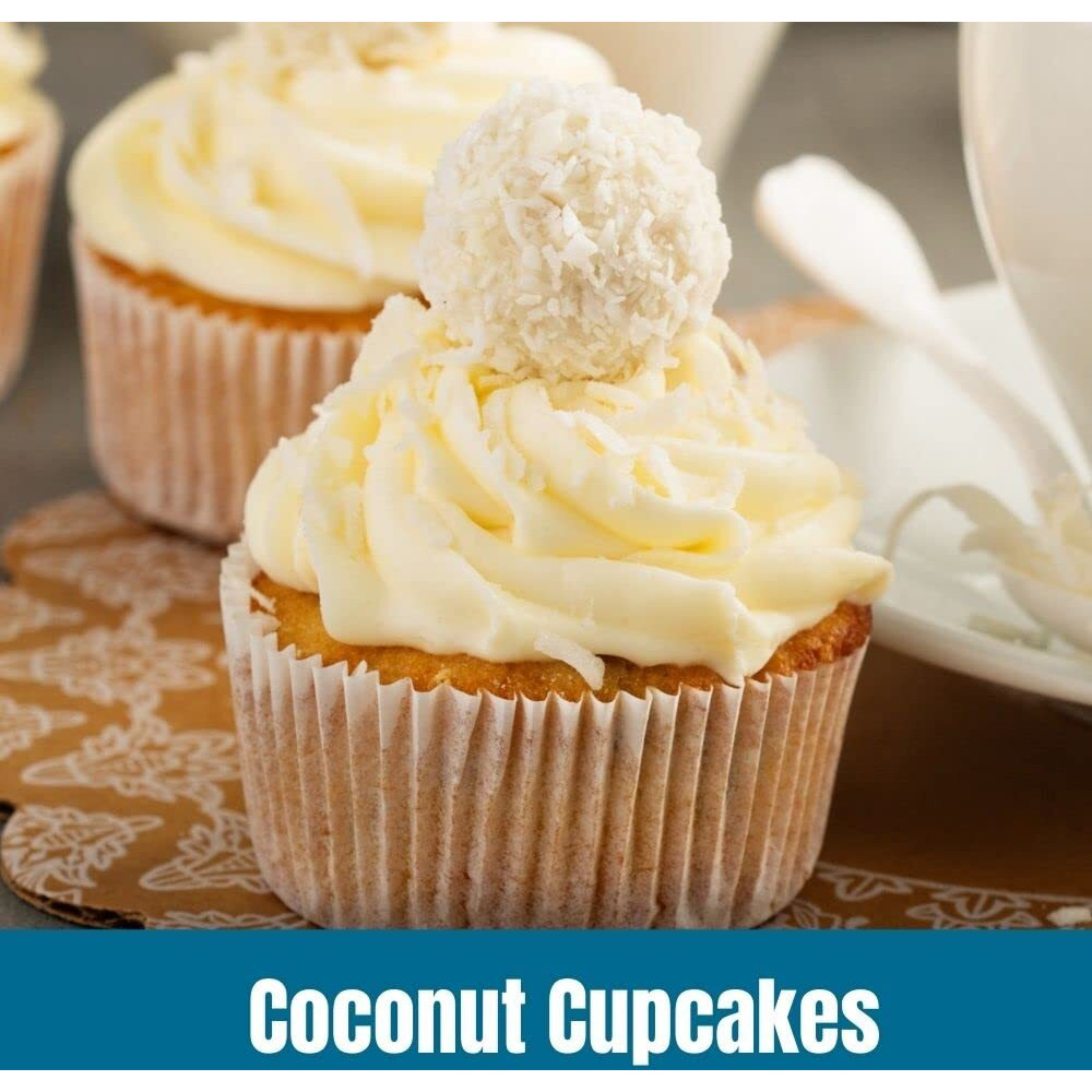 Door County Coffee Coconut Cupcakes Flavored Coffee Ground | 10 Oz Bag | Flavored Ground Coffee Medium Roast | 100% Specialty Arabica Coffee Ground | Flavored Gourmet Coffee | Coconut Cupcakes Coffee