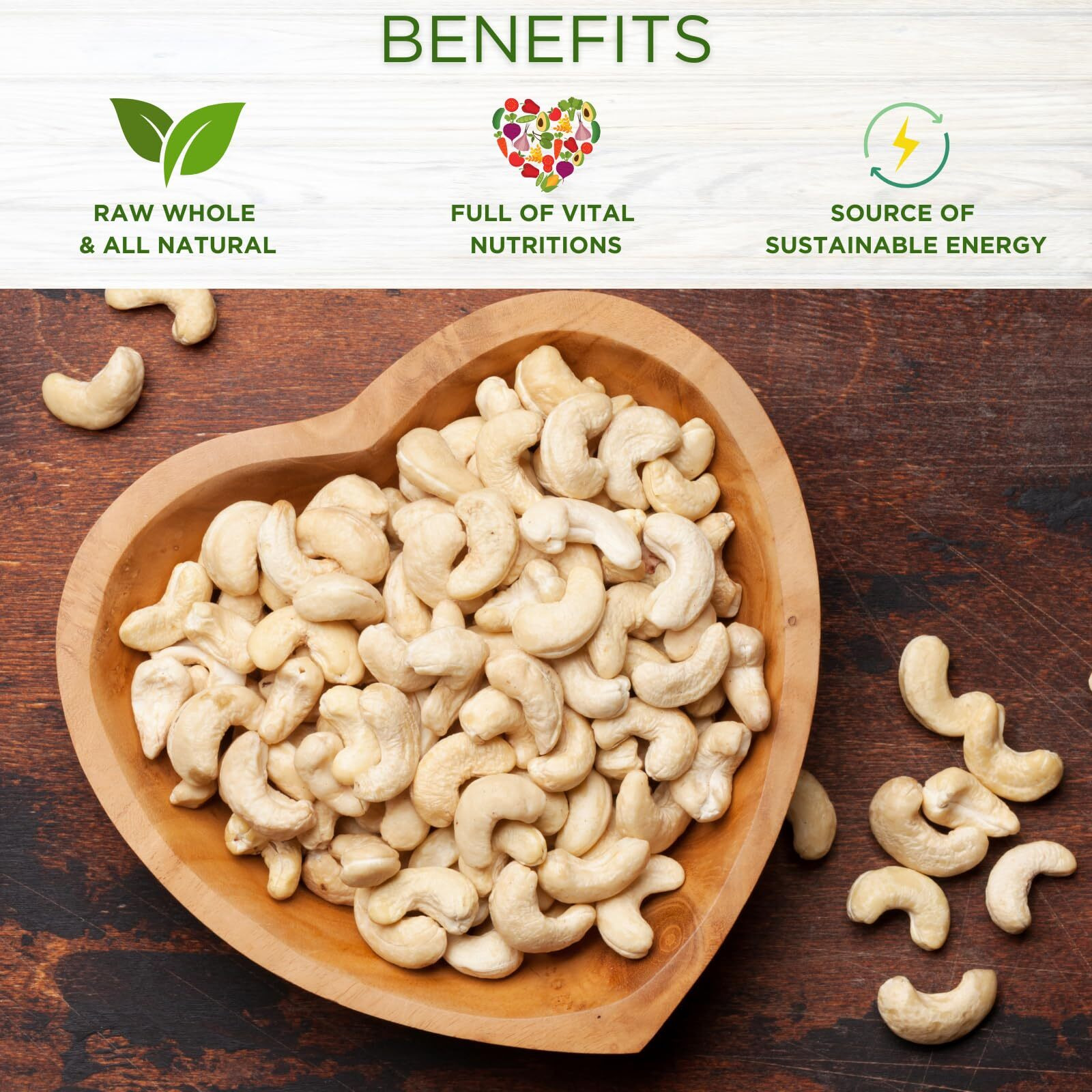 Raw Cashews Unsalted Whole (16 0Z. / 1 Lb) | Vegan Protein Snacks | Make Cashew Milk | Keto And Paleo Friendly Diet Snacks | Party Snacks | Healthy Snacks | Cashews Bulk | Non-Gmo | 100% Natural - By Moonee Naturals 16 0Z. / 1 Lb