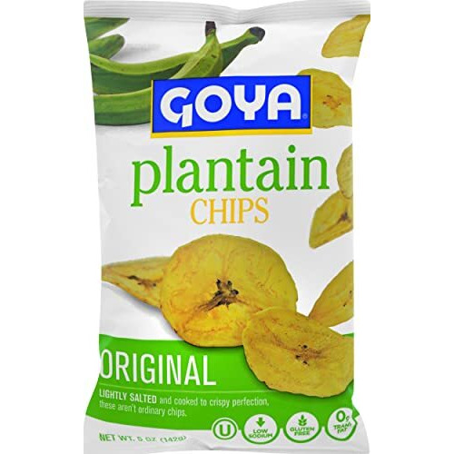 Goya Foods Plantain Chips, Original, 5 Ounce (Pack Of 12)