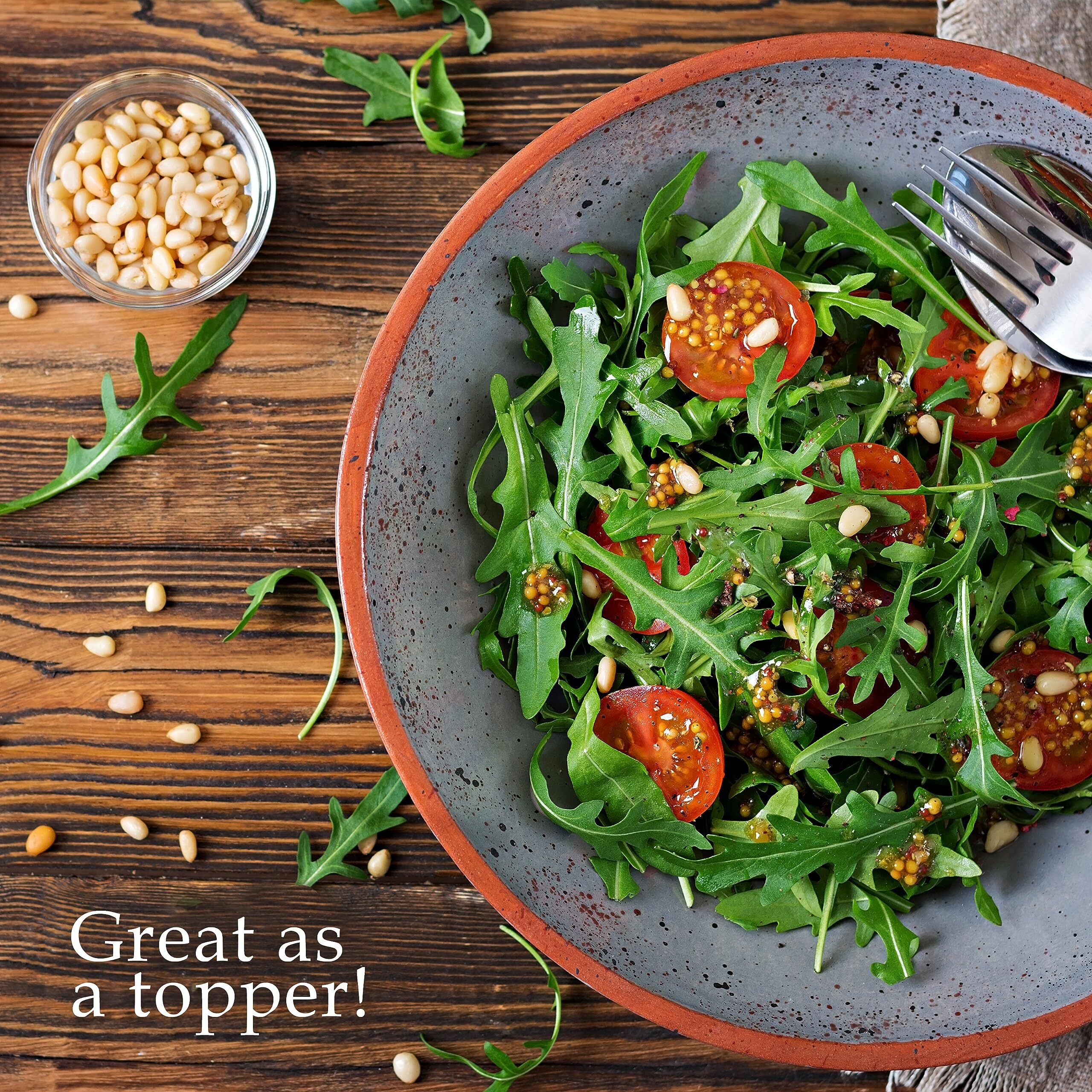 Pine Nuts Raw 2 Pounds | Whole & Natural Unsalted Pignolias | Healthy Protein Snack And Versatile For Cooking, Baking, Salads, Pesto Sauce |Vegan, Keto, Paleo Friendly, Gluten Free, Compare To Organic Pine Nut | Jaybee's