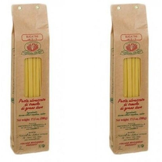 Rustichella D'Abruzzo Bucatini Pasta, 500G (Pack Of 2)