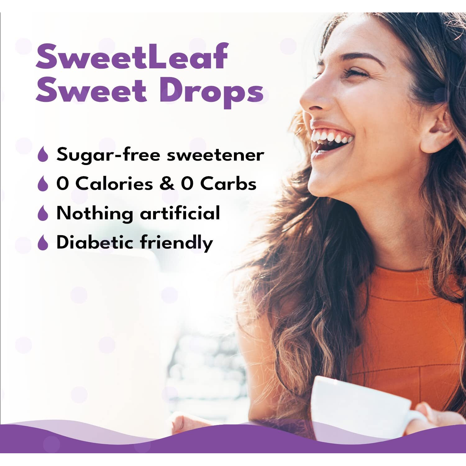 Sweetleaf Stevia Sweet Drops Grape - Liquid Stevia Drops Sweetener, Zero Calorie, Non-Gmo Stevia Liquid Sugar Substitute For Sugar-Free Sodas, Mixed Drinks, Iced Tea, 2 Fl Oz (Pack Of 2)