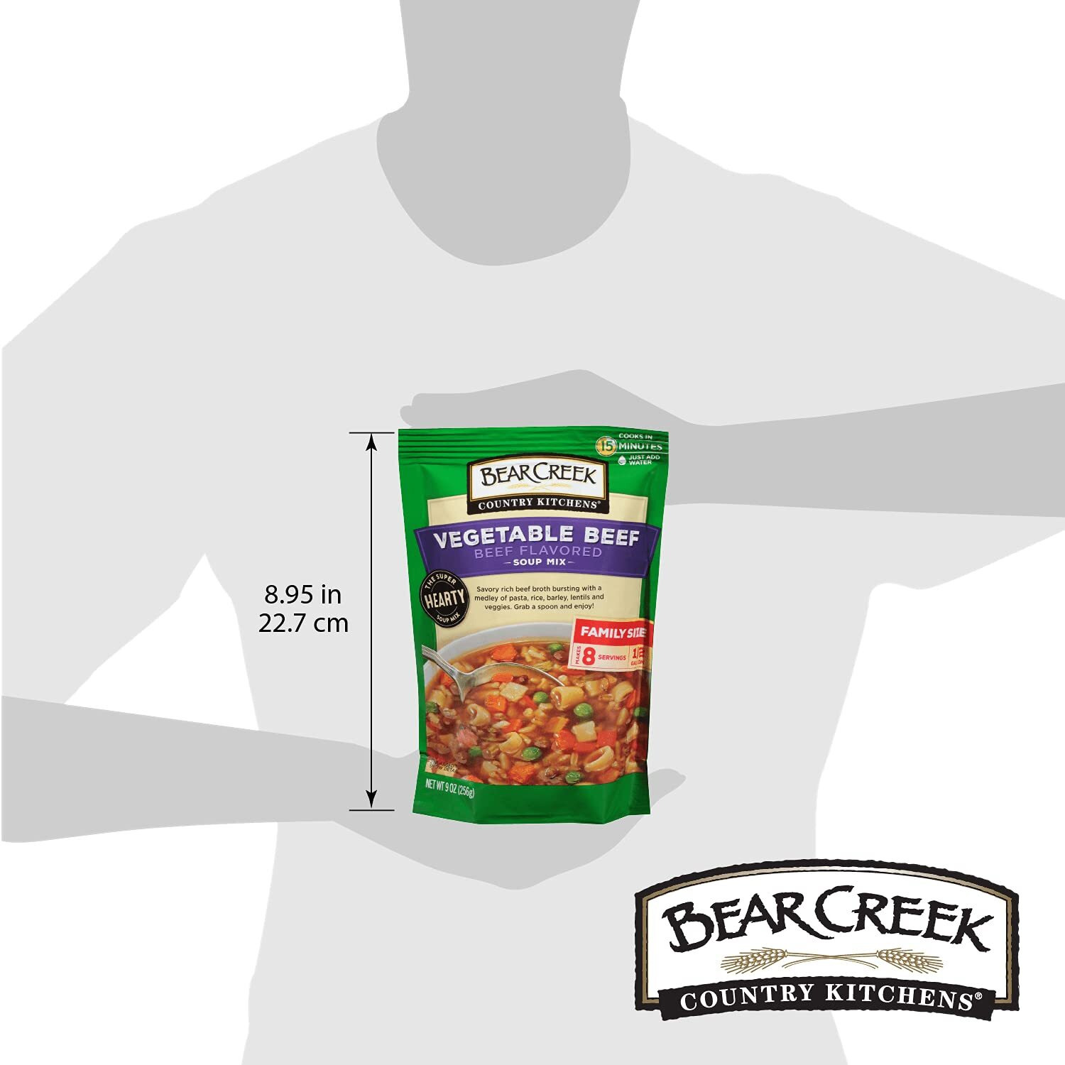 Bear Creek Soup Mix, Vegetable Beef, 9.0 Ounce (Pack Of 6)