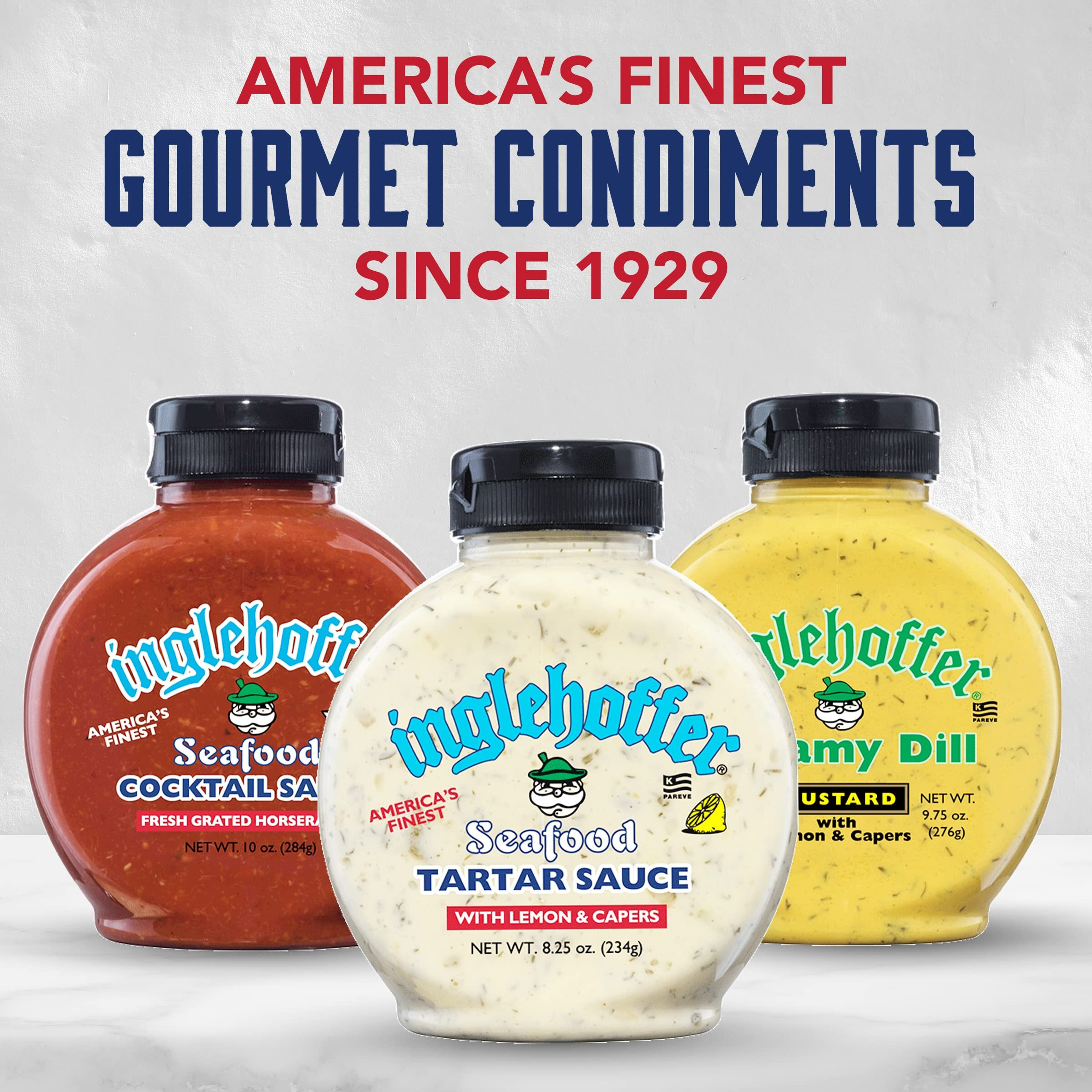 Inglehoffer Seafood Tartar Sauce, 8.25 Oz Squeeze Bottle
