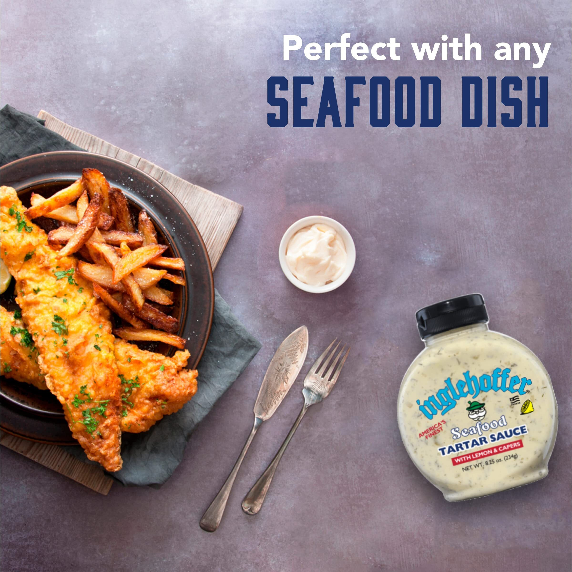 Inglehoffer Seafood Tartar Sauce, 8.25 Oz Squeeze Bottle