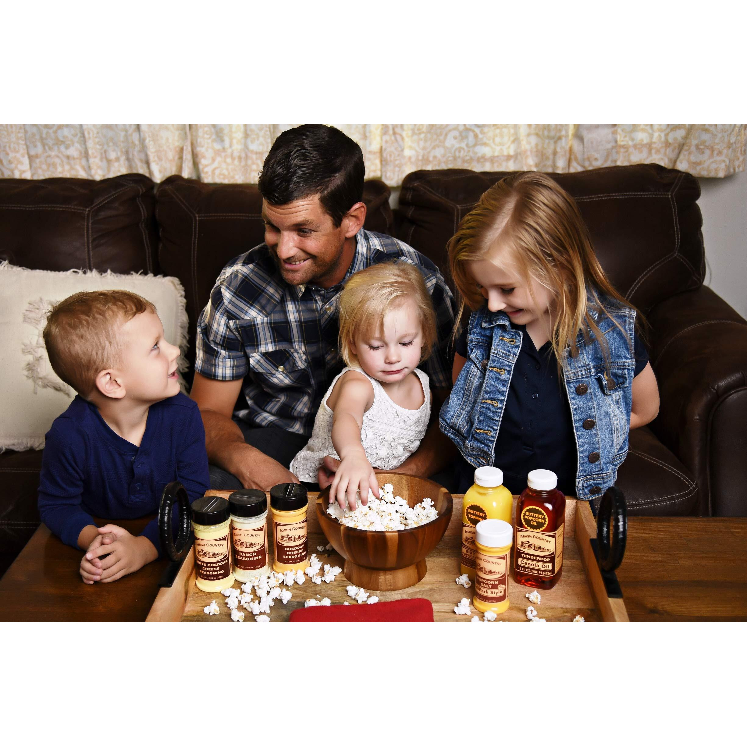 Amish Country Popcorn | 6 Quart Whirley Pop Stovetop Popcorn Gift Set | Old Fashioned, Non-Gmo And Gluten Free