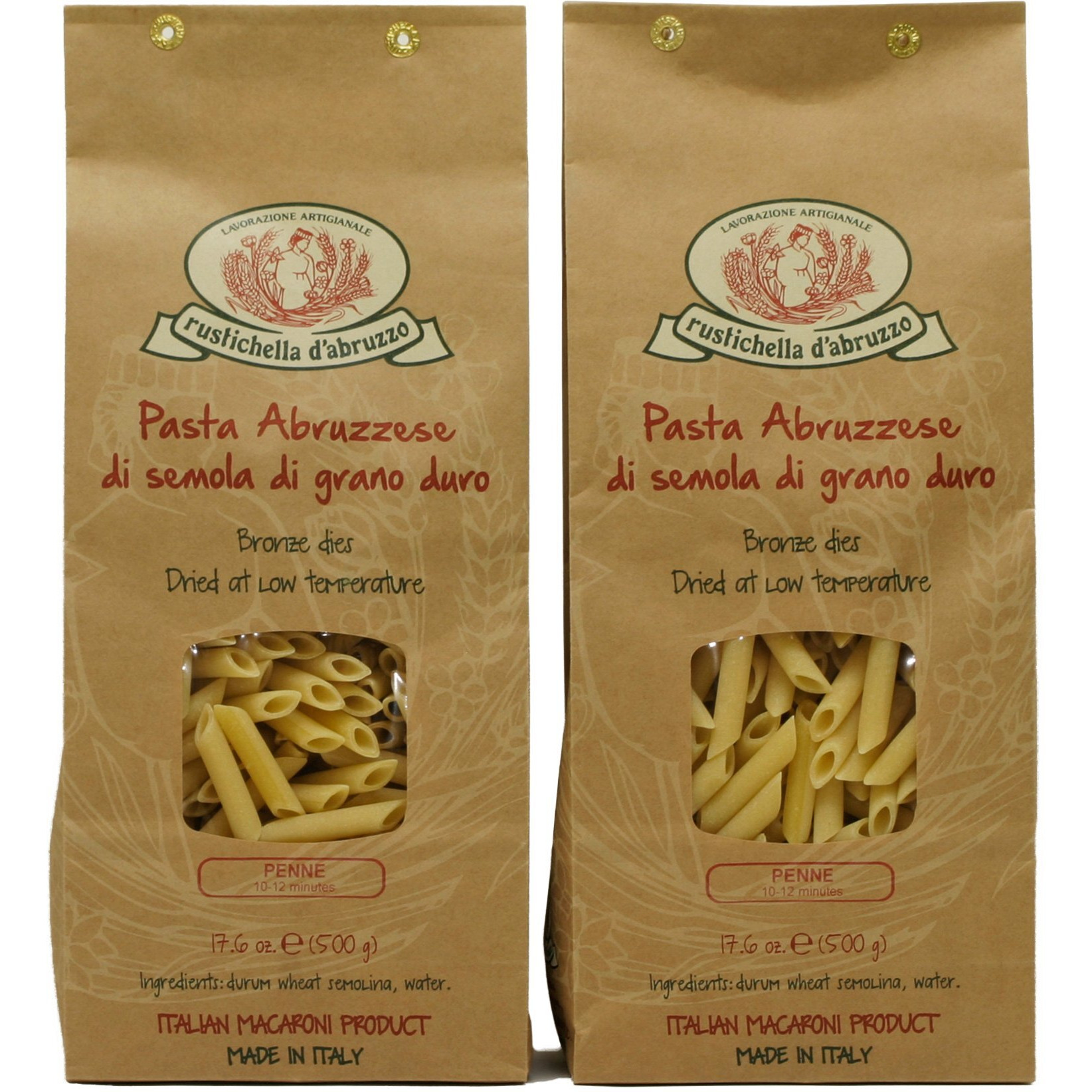 Rustichella D'Abruzzo Penne Pasta (2-Pack)