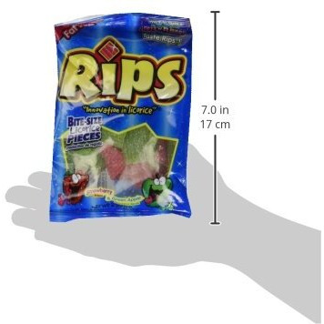 Rips Assorted Licorice Pieces, 4 Ounce (Pack Of 12)