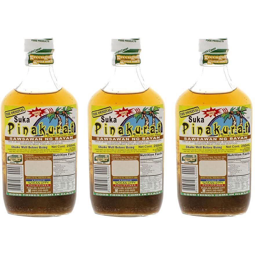 Suka Pinakurat The Original Flavor (Extra Hot) Pack Of Three Bottle 250 Ml Per Bottle