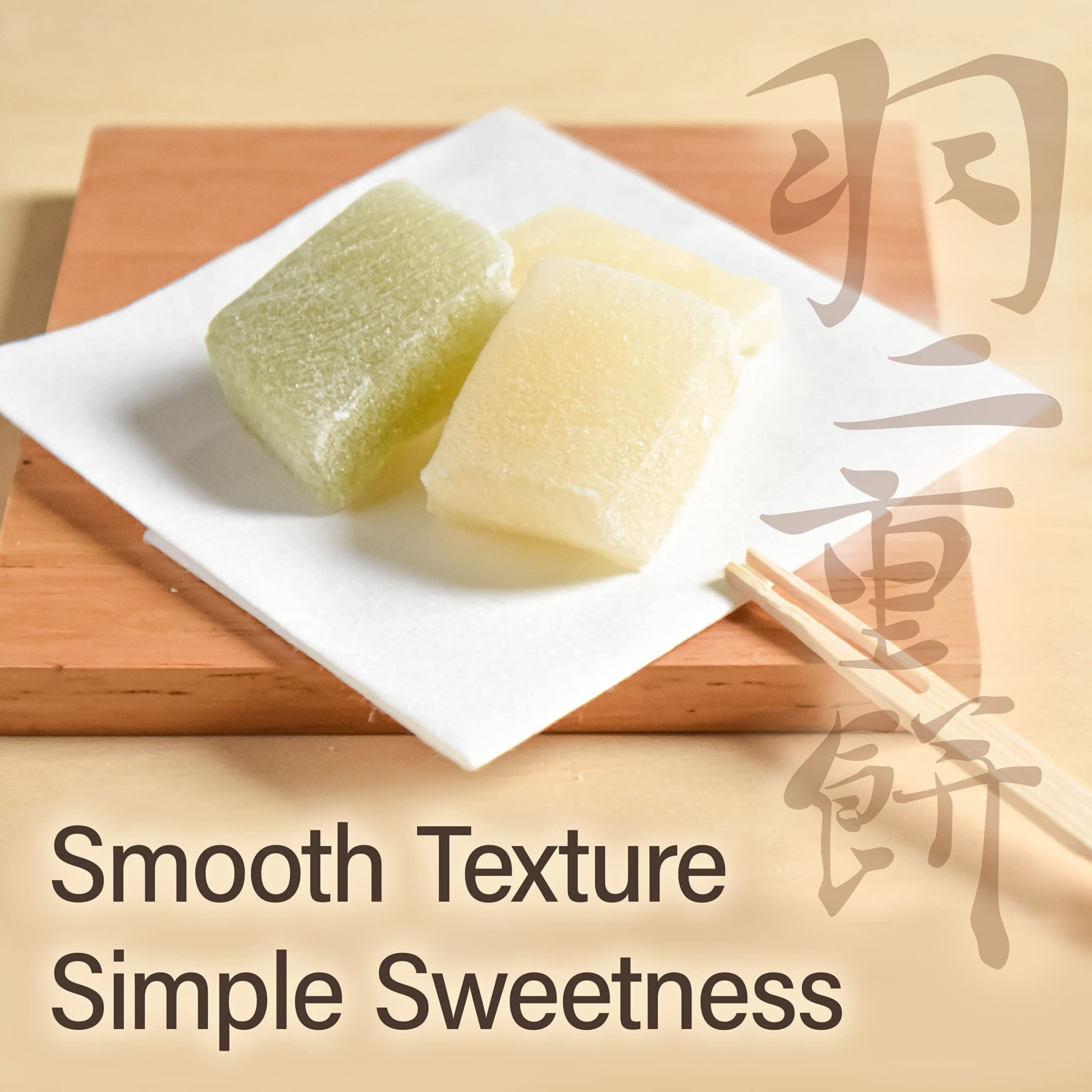 Japanese Mochi Candy - Habutae Mochi - Artisanally Soft & Delicate Individually Wrapped Candy 300GYamasan